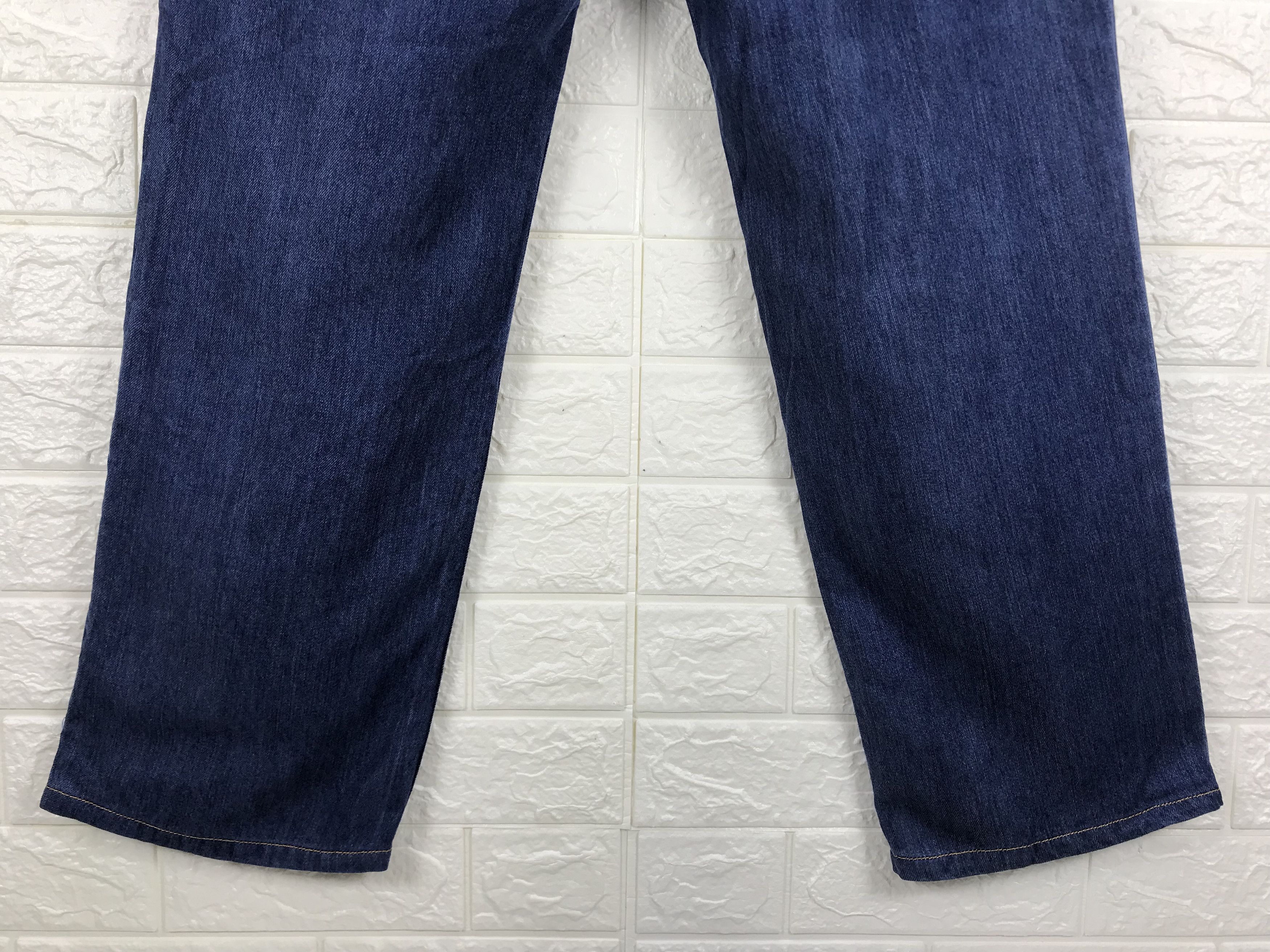 Giovanni Valentino Vintage Giovanni Valentino Embroidered Indigo Denim Pants Size US 31 - 4 Thumbnail
