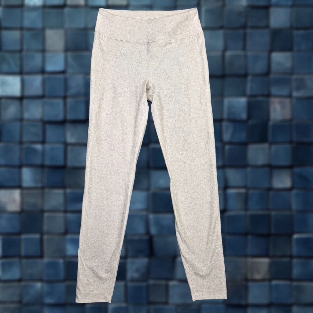 Outdoor Voices Outdoor Voices Women's Skinny Legging Yoga Activewear Pants Stripes Size S Ivory Size 28" / US 6 / IT 42 - 1 Thumbnail