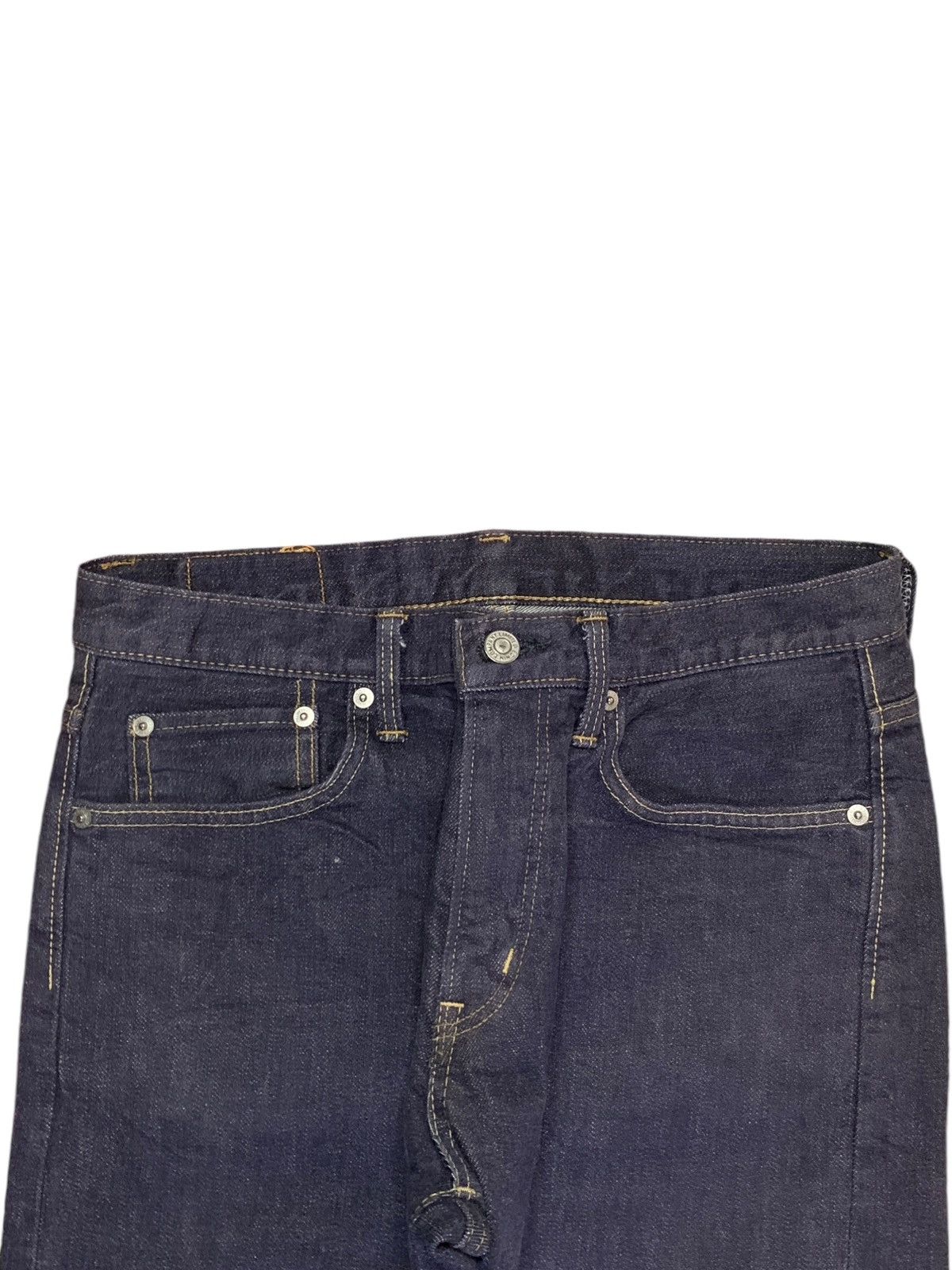 Edwin Vintage Japanese Edwin Raw Denim Selvedge Jeans Size US 31 - 5 Thumbnail