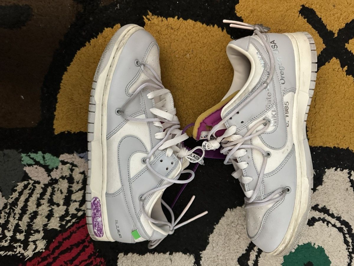 Nike × Off-White Off-White x Dunk low ‘Lot 03 of 50’ Size US 11 / EU 44 - 1 Thumbnail