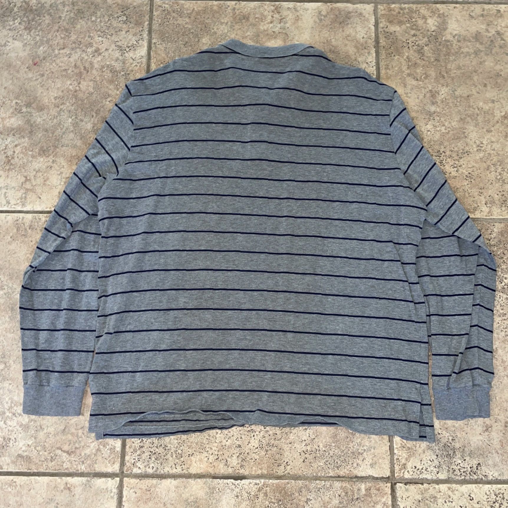 Vintage Polo Golf Polo Long Sleeve Gray Mens XL Size US XL / EU 56 / 4 - 4 Thumbnail