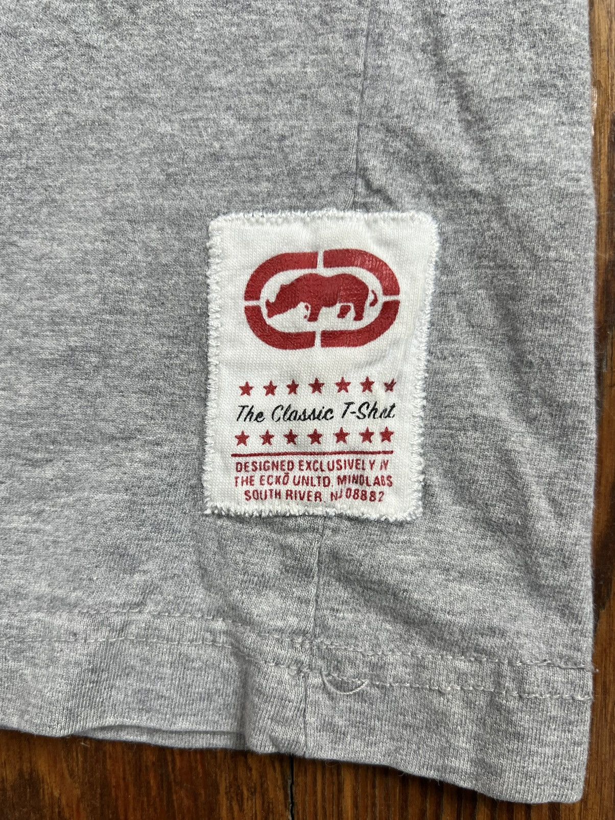 Ecko Unltd. × Vintage Vintage Y2K Ecko Unltd Jersey Rhino Logo Shirt Size US XL / EU 56 / 4 - 3 Thumbnail