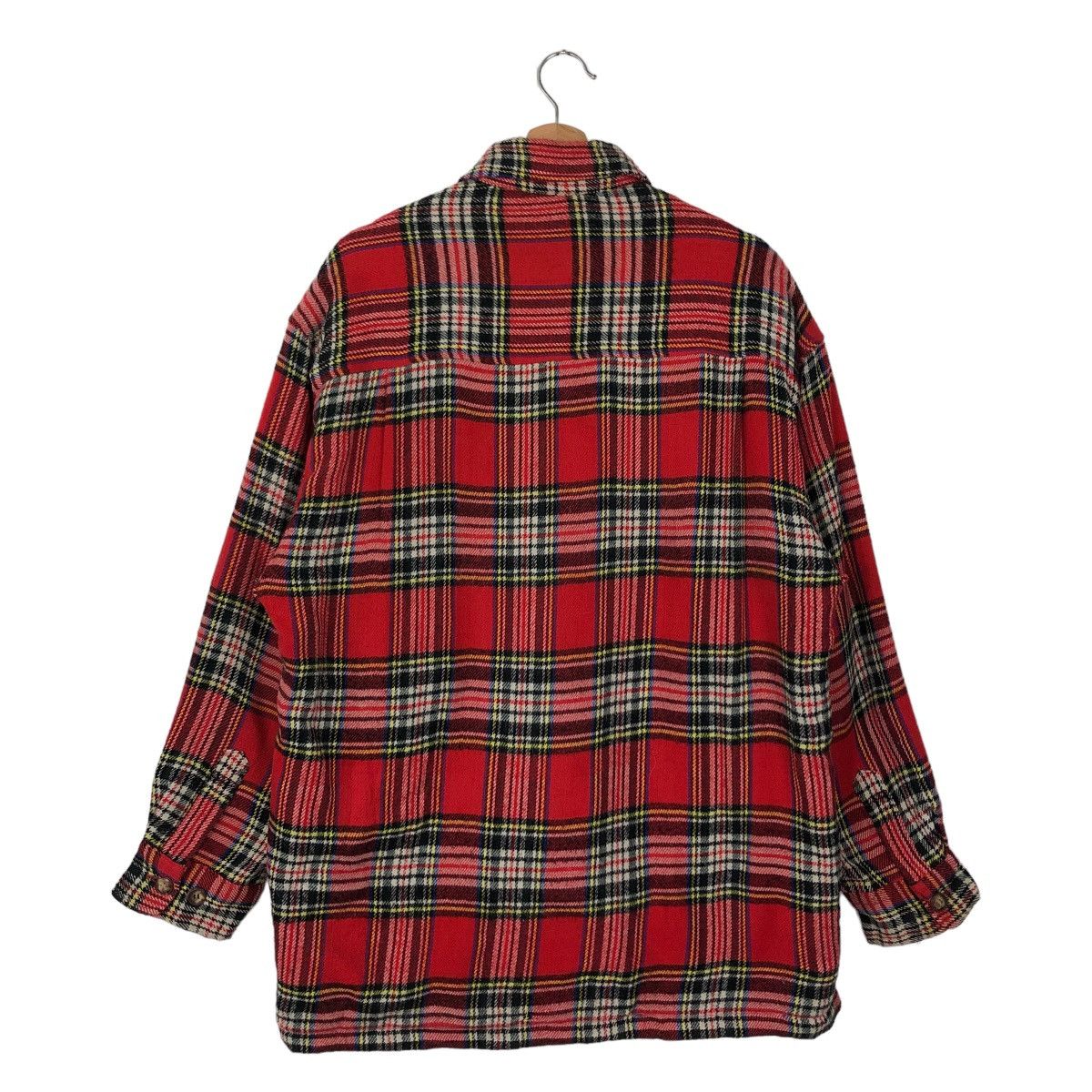 Flannel 🔥 RARE 90’s VINTAGE FLANNEL JACKET MANDOC USA TARTAN DESIGN Size US L / EU 52-54 / 3 - 7 Thumbnail