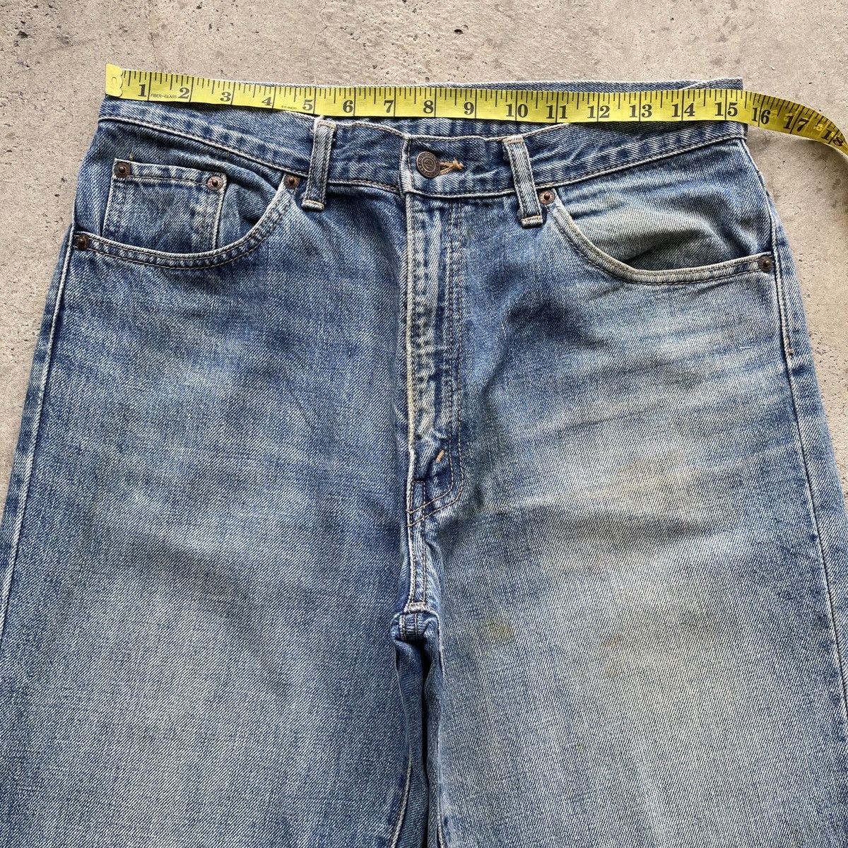 Japanese Brand Vintage Japan GLHEART Jeans Distressed Faded Denim Pants W31 Size US 31 - 5 Thumbnail