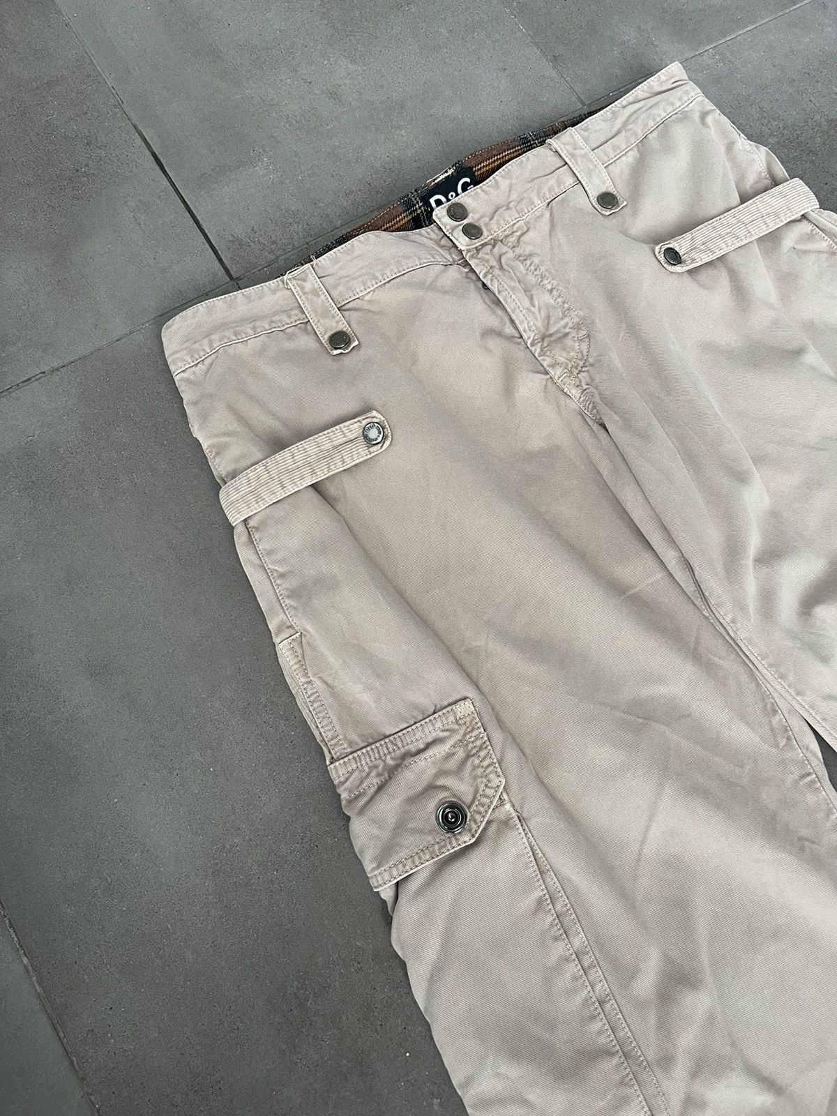 Dolce & Gabbana AW03 Archive Dolce & Gabbana Cargo Beige Pants Size US 34 / EU 50 - 15 Thumbnail