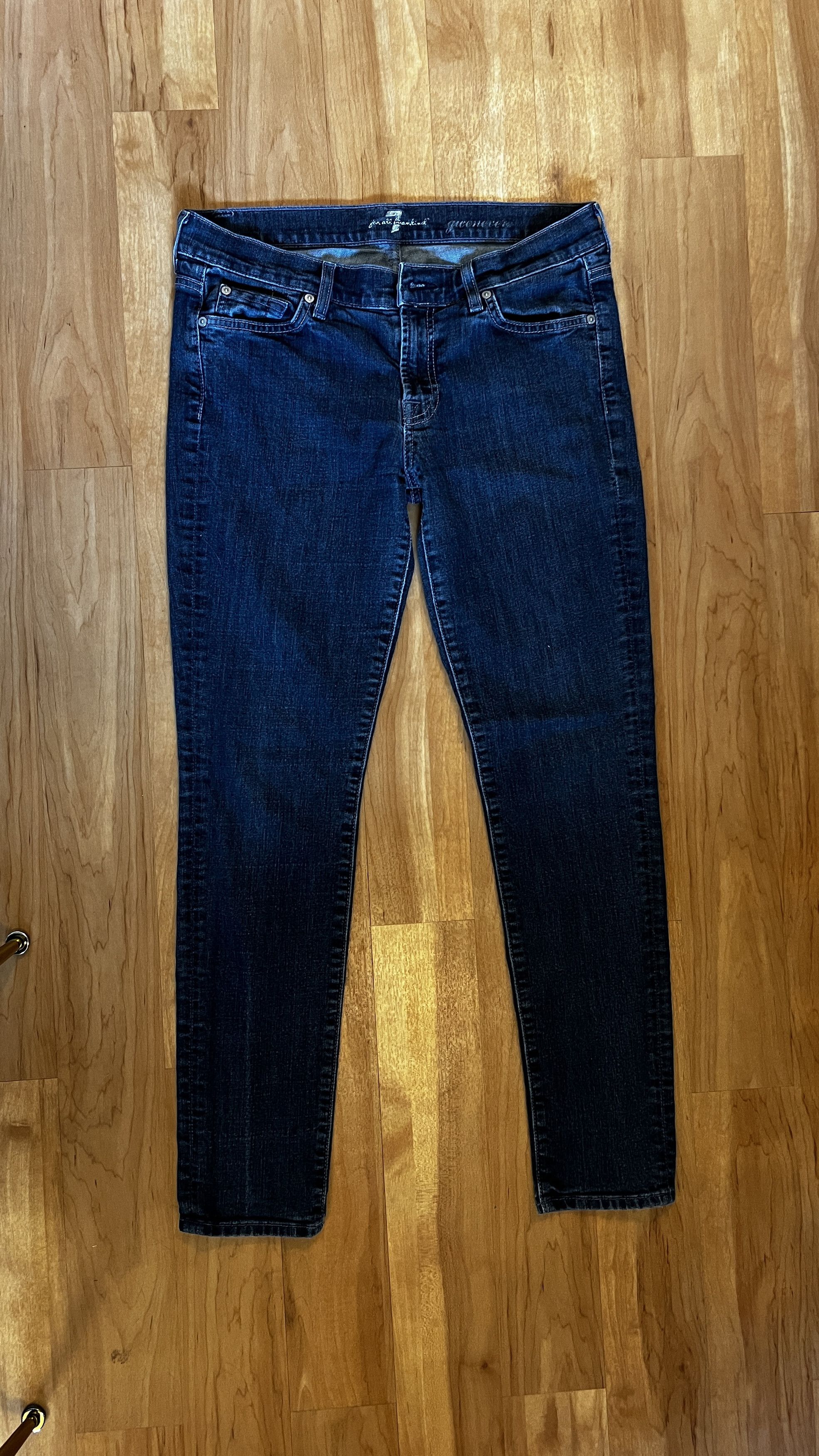 7 For All Mankind Gwenevere Jeans Size 30" / US 8 / IT 44 - 1 Thumbnail