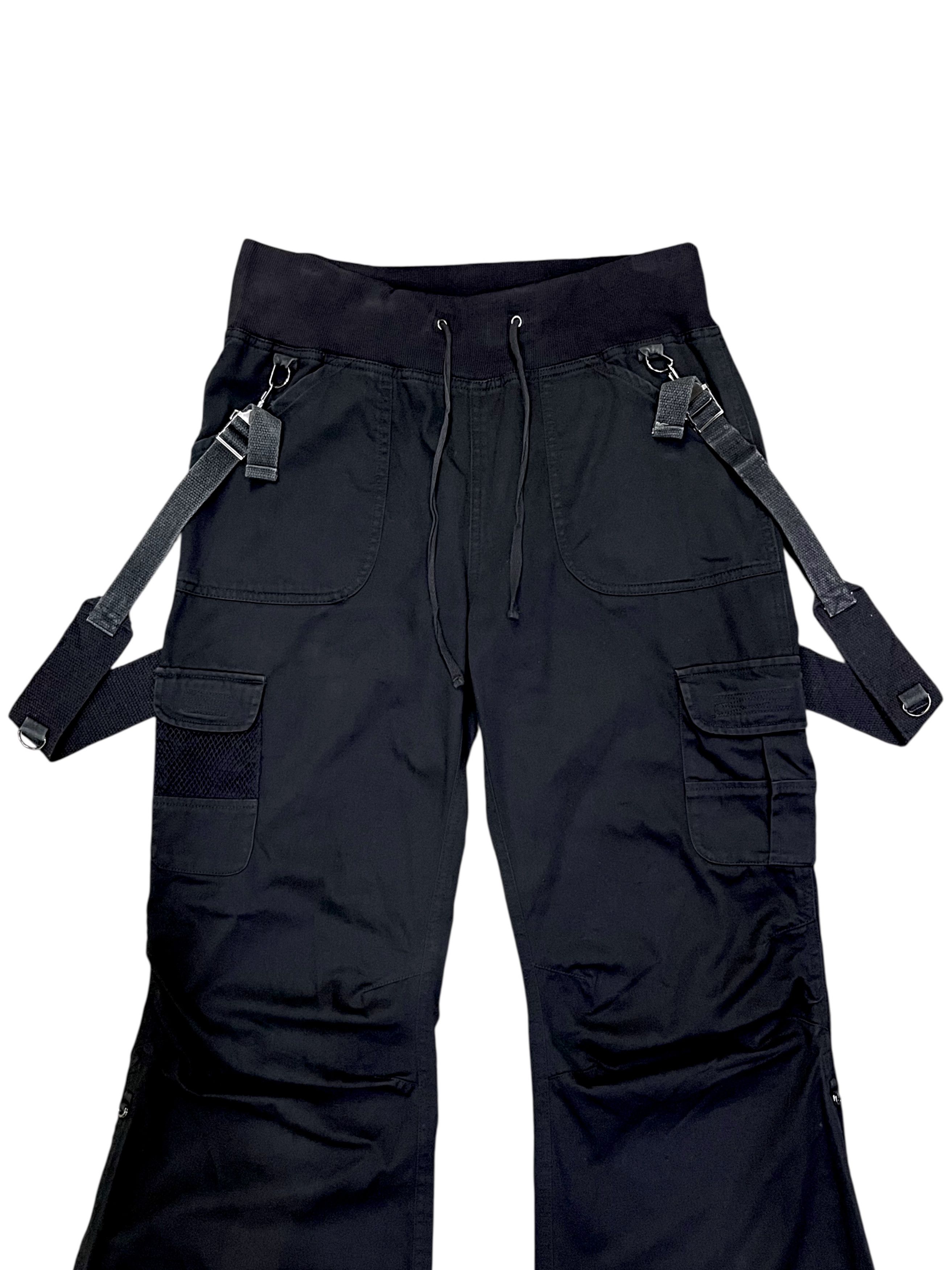 Grailed BLACK BACARRA Bondage Suspender SUPER FLARE Pants GOA Style Size US 32 / EU 48 - 5 Thumbnail