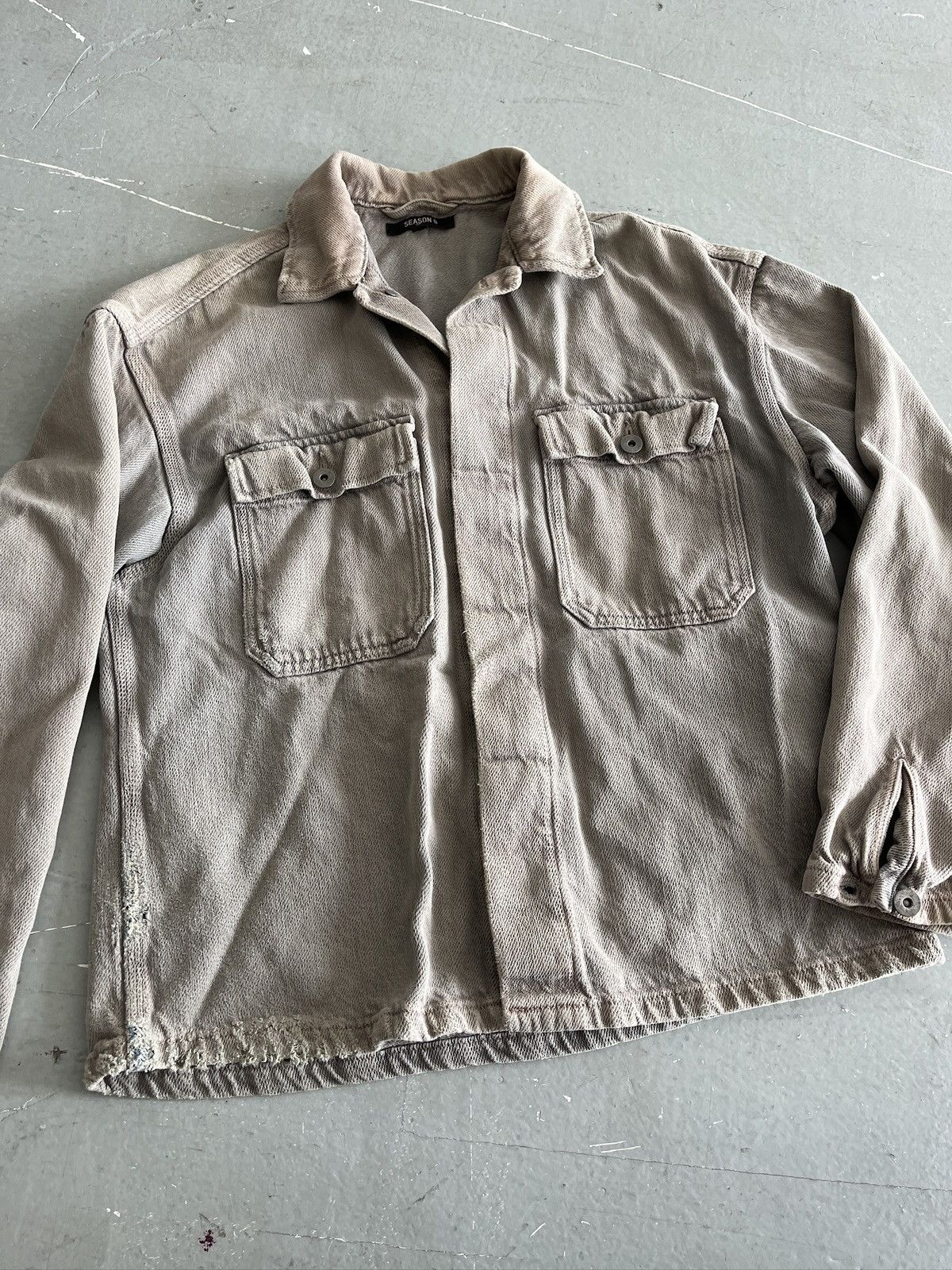 Yeezy Yeezy Season 6 Denim Work Jacket (unisex) Size US S / EU 44-46 / 1 - 3 Thumbnail