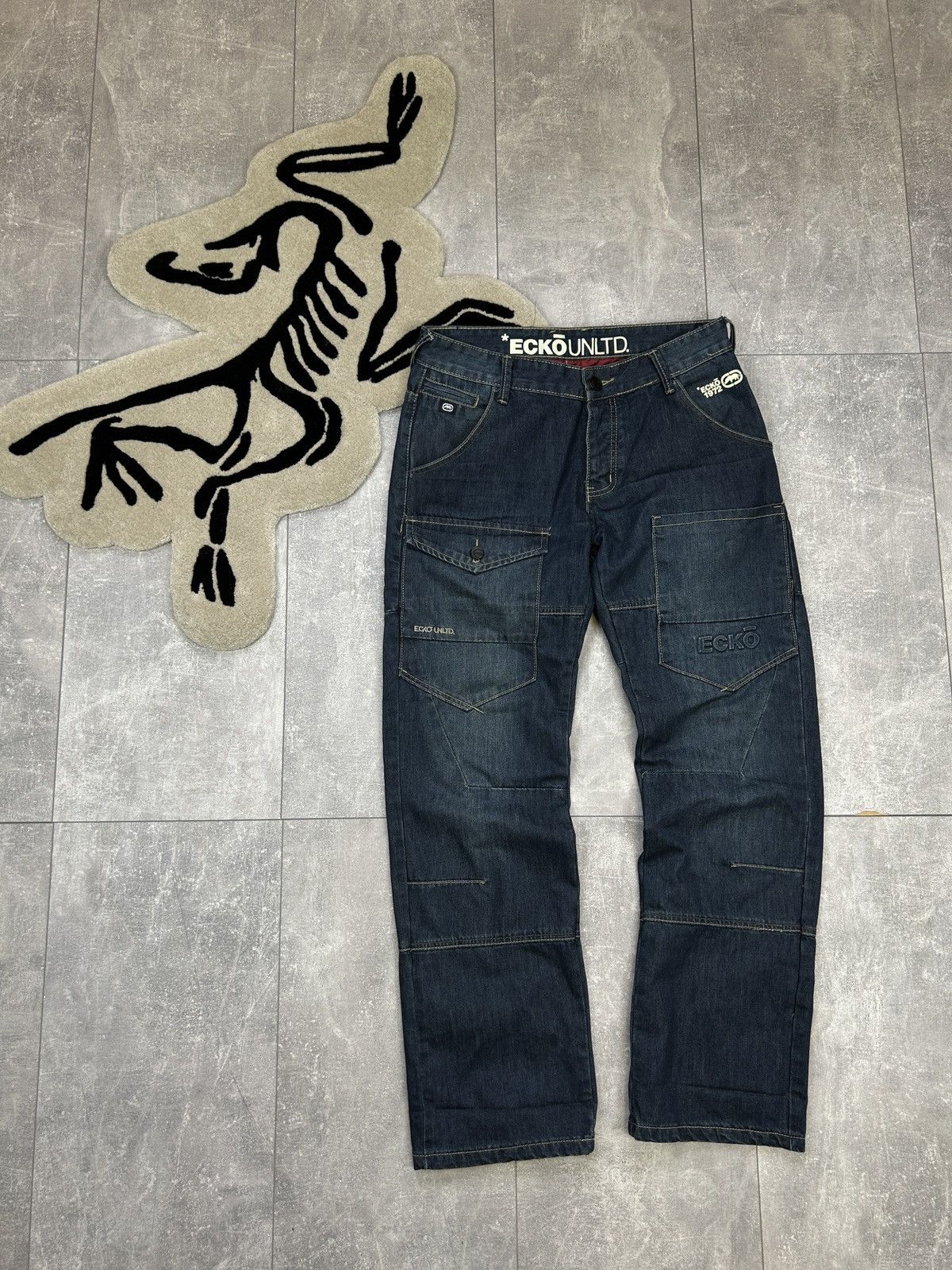 Vintage Mens Vintage Ecko Unltd. jeans y2k rare denim pants rap 90s ...