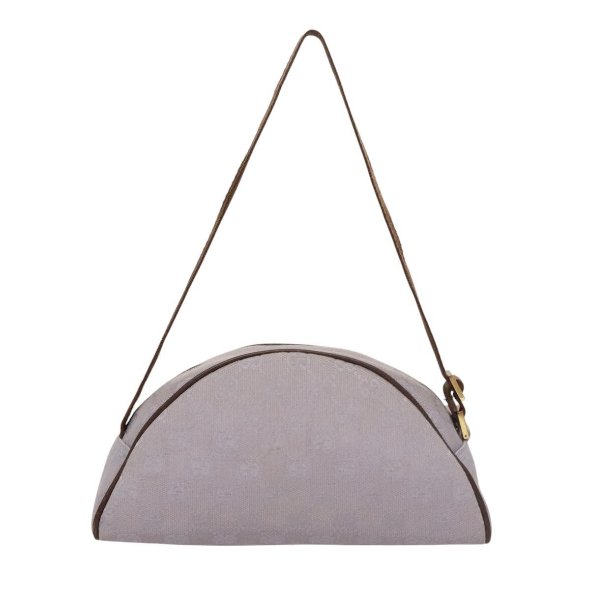 Gucci GUCCI GG Canvas Shoulder Bag Purple Gold Size ONE SIZE - 3 Thumbnail