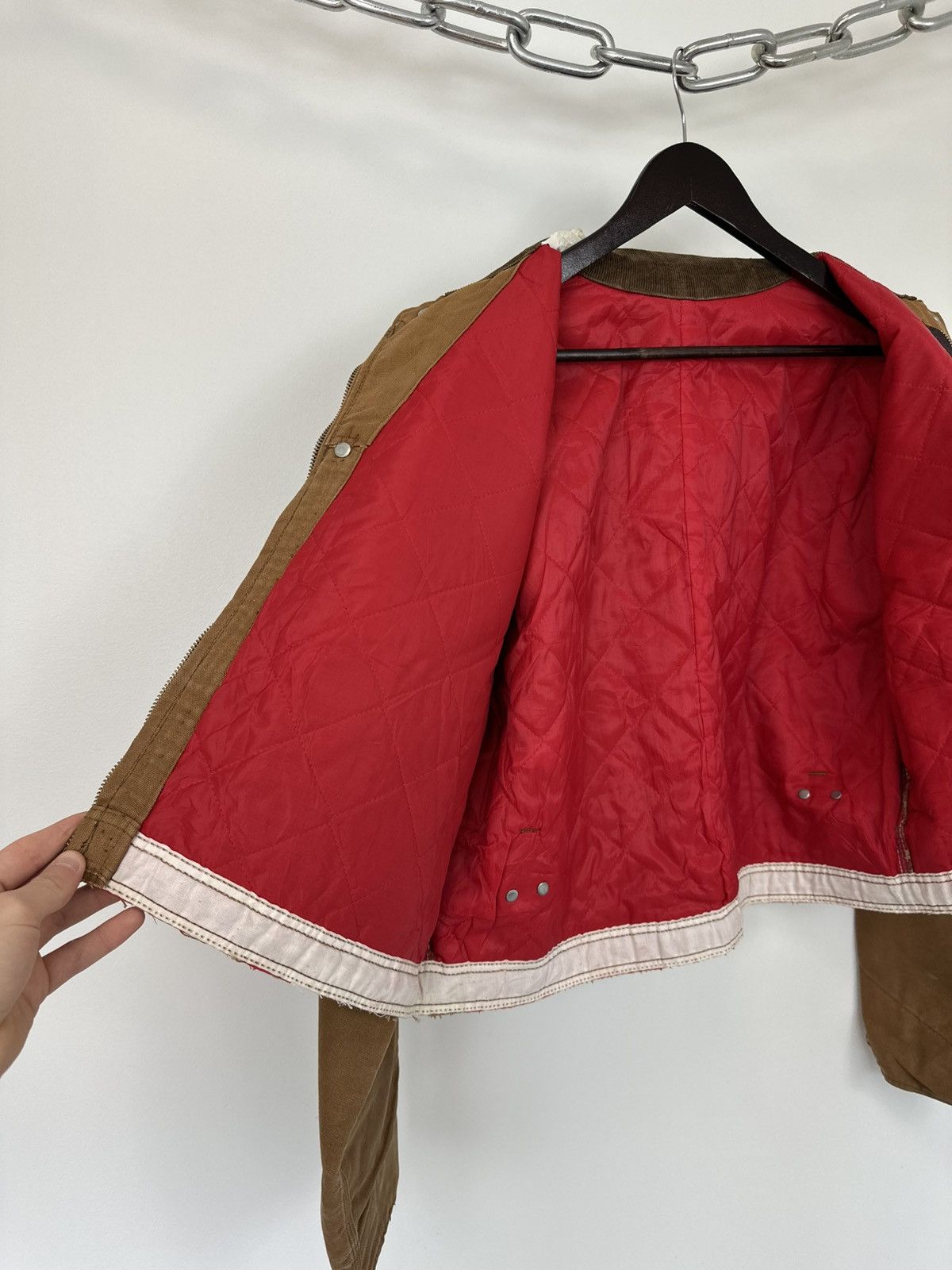 Carhartt Vintage 70s Carhartt USA Cropped Boxy Baggy Detroit Jacket Size US M / EU 48-50 / 2 - 17 Thumbnail