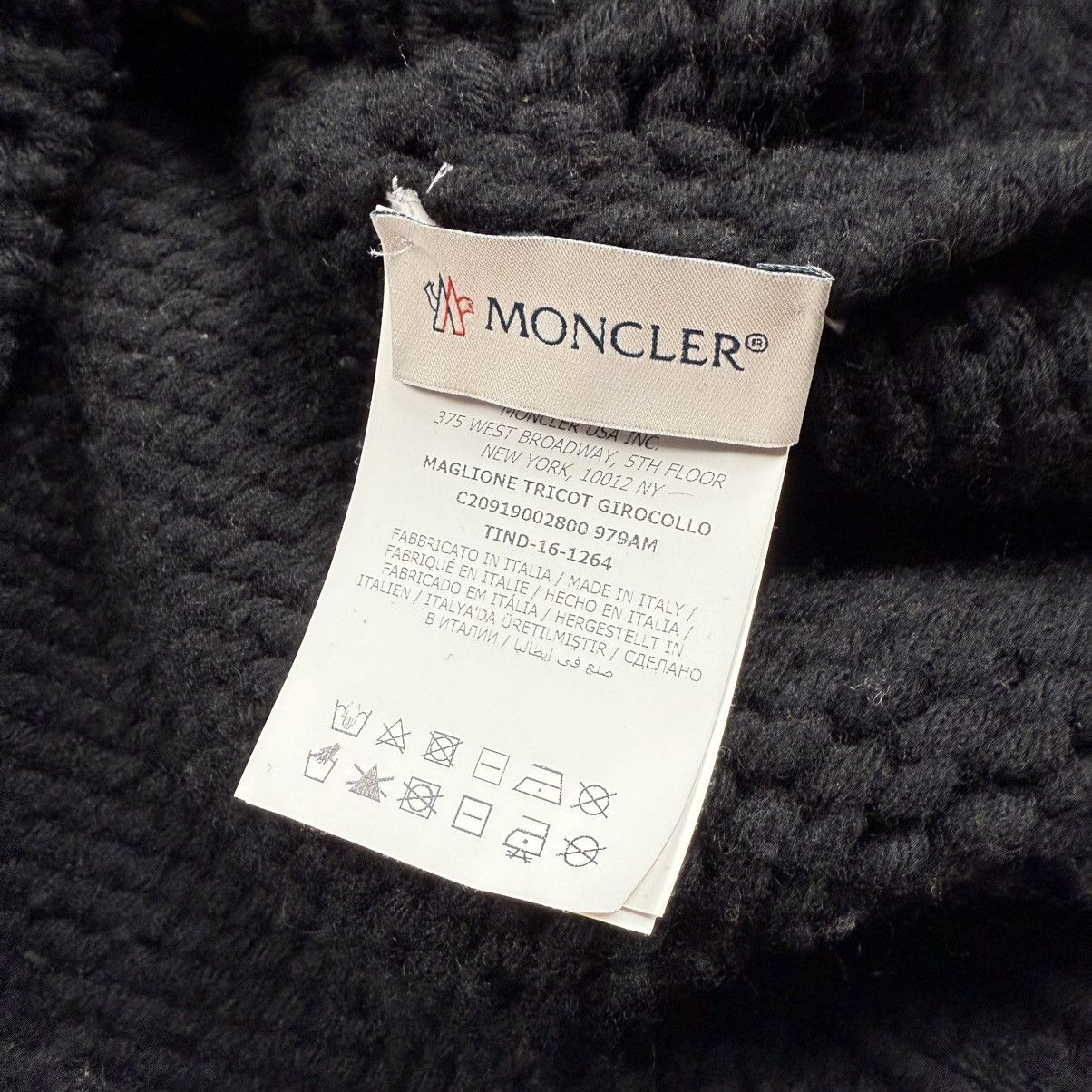 Moncler Moncler 2017 Wool Alpaca Sweater Knit Size US L / EU 52-54 / 3 - 6 Thumbnail