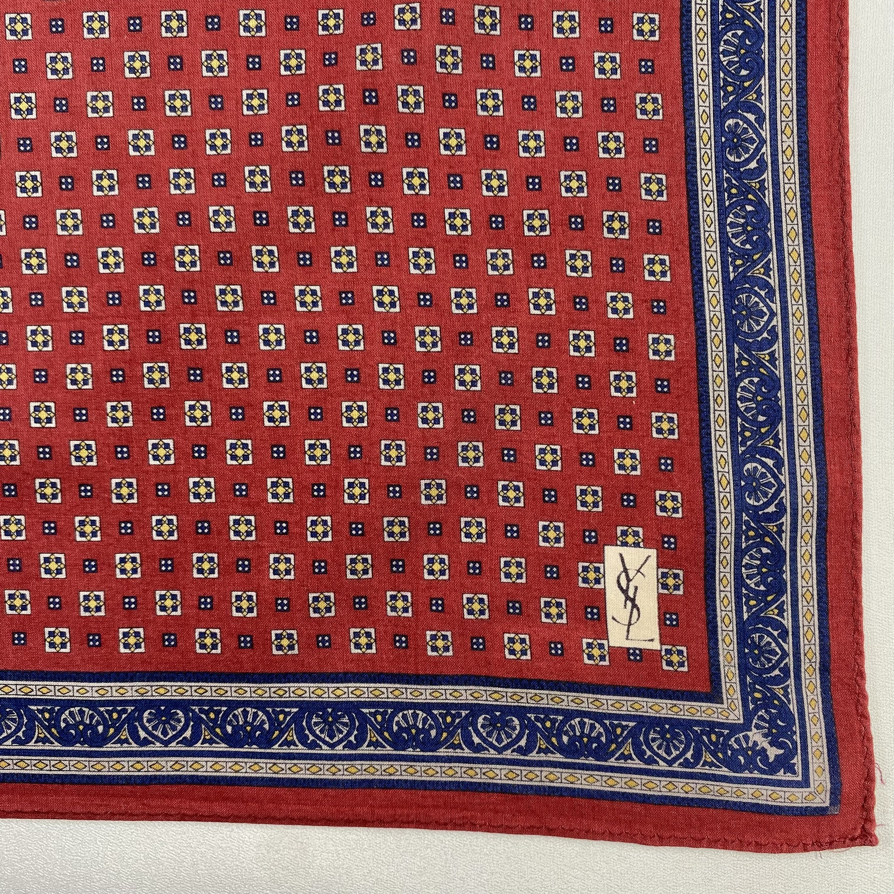Vintage Yves Saint Laurent Handkerchief / Neckerchief-P1099 Size ONE SIZE - 3 Thumbnail
