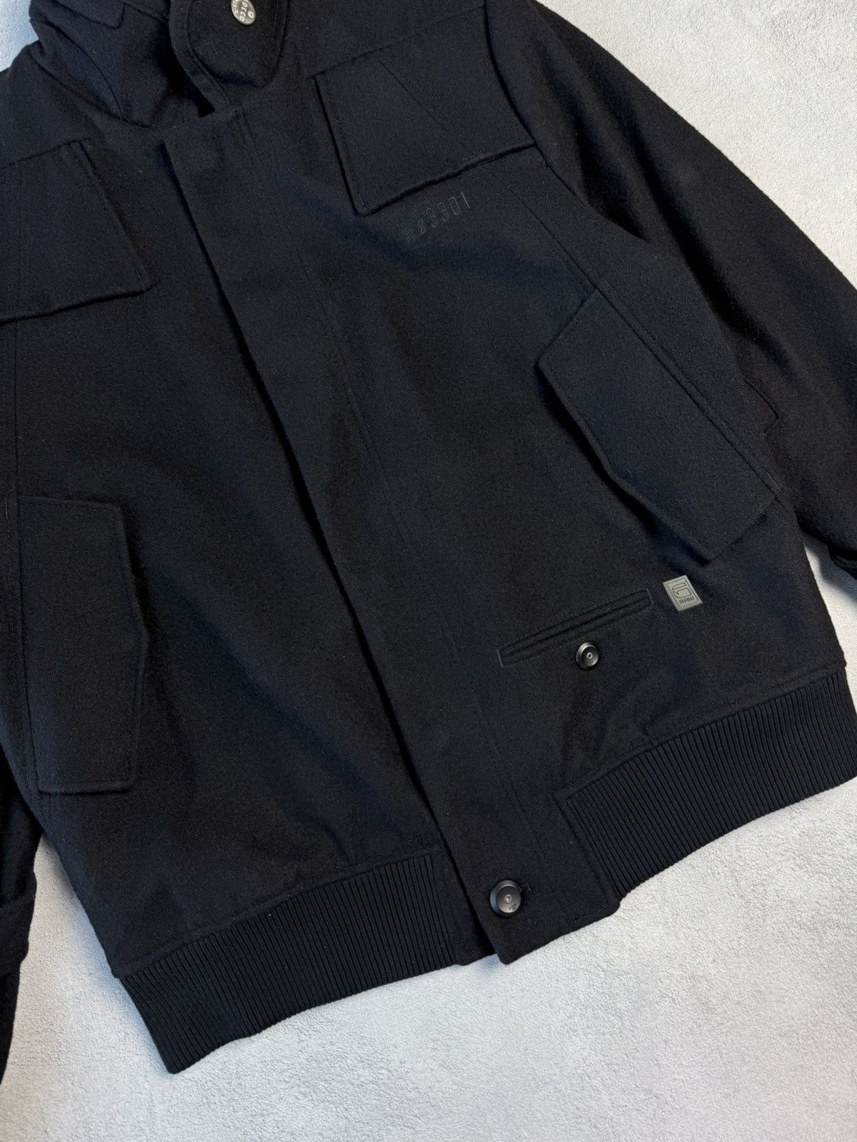 G-Star G Star Raw Artner Wool Bomber Jacket Size US XL / EU 56 / 4 - 4 Thumbnail