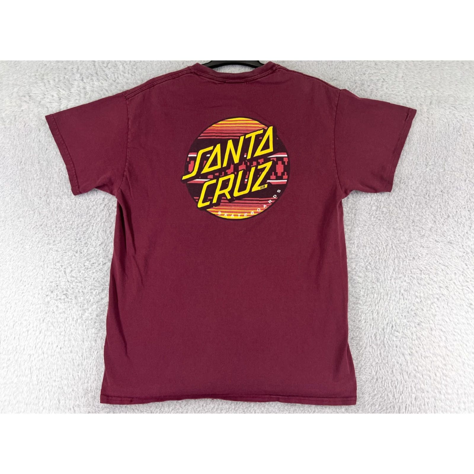 Vintage VINTAGE Santa Cruz Shirt Mens M Red Short Sleeve Crew Neck Logo Skate 90s California Mens Size US M / EU 48-50 / 2 - 2 Thumbnail
