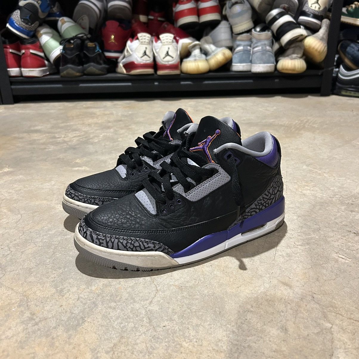 Jordan Brand × Nike Air Jordan 3 Retro Black Court Purple 2020 US 