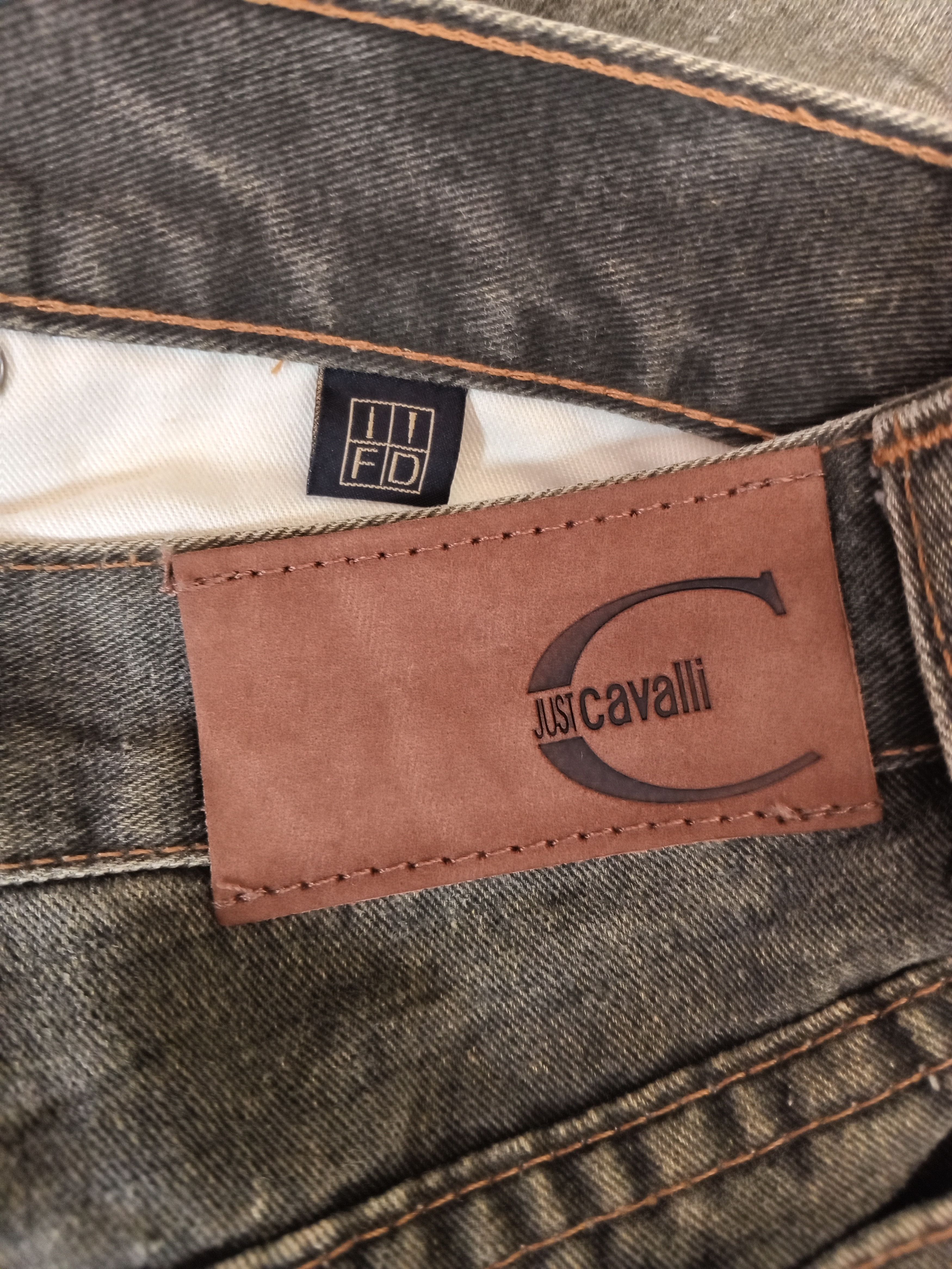 If Six Was Nine × Just Cavalli JUST CAVALLI💥Washed Faded Distressed Jeans Size 31" - 9 Thumbnail