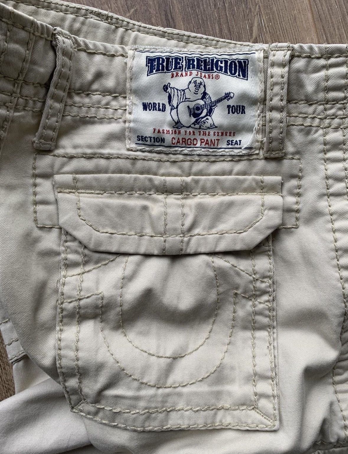 Japanese Brand × True Religion True Religion solid big t cargo pants Size US 30 / EU 46 - 4 Thumbnail