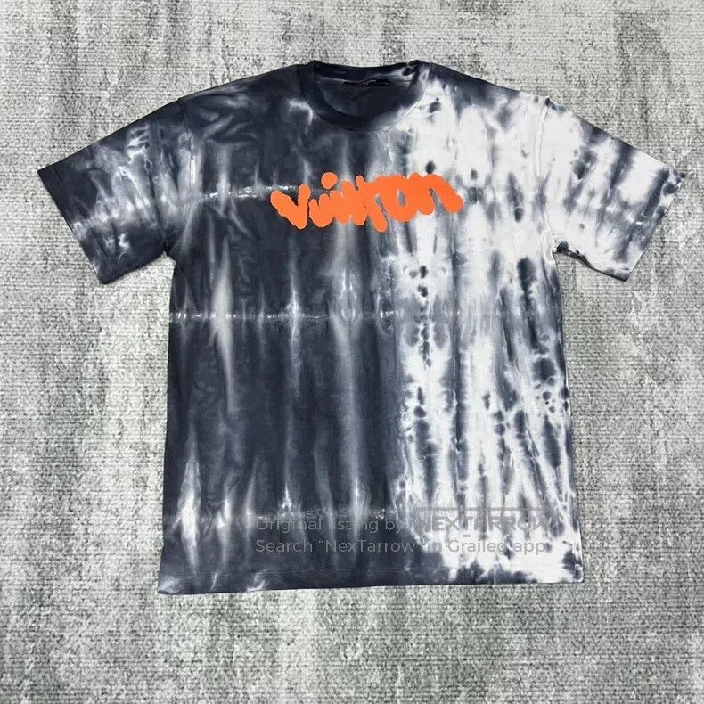 Louis Vuitton Louis Vuitton Black tie-dyed monogram short sleeves Size US XL / EU 56 / 4 - 1 Thumbnail