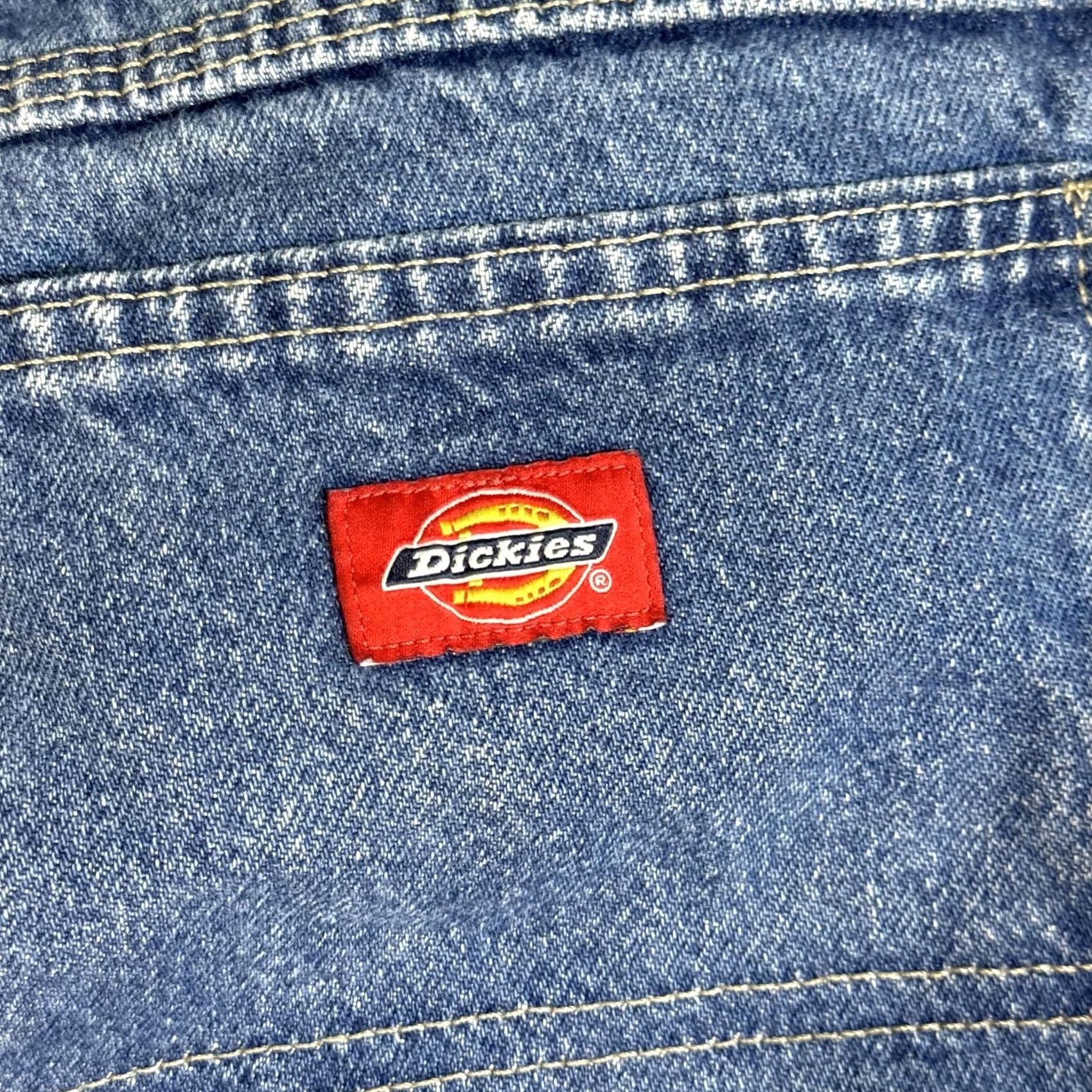 Dickies Dickies Carpenter Jeans Mens 36x30 Blue Denim Workwear 100% Cotton W918 Regular Rise 5-Pocket USA 90s Mens Size US 36 / EU 52 - 5 Thumbnail