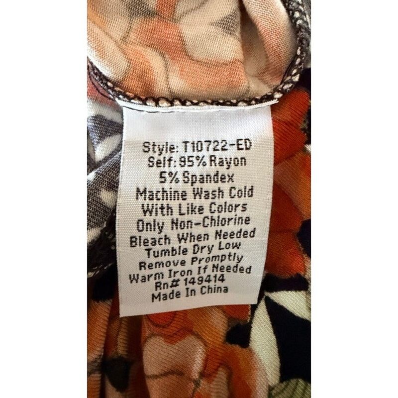 Johnny Was Johnny Was Boho Floral Mixed Print Tunic Top Medium NWT Size M / US 6-8 / IT 42-44 - 7 Thumbnail