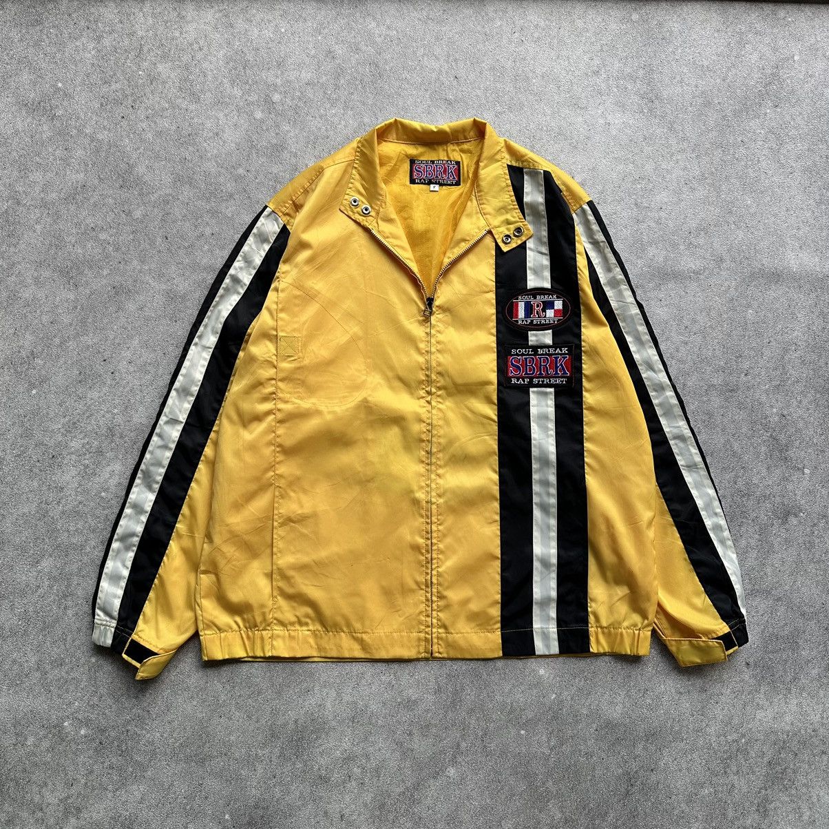 Japanese Brand × Vintage 90s Vintage Racing Pit Crew Jacket by Soul Break Rap Street Size US L / EU 52-54 / 3 - 1 Thumbnail