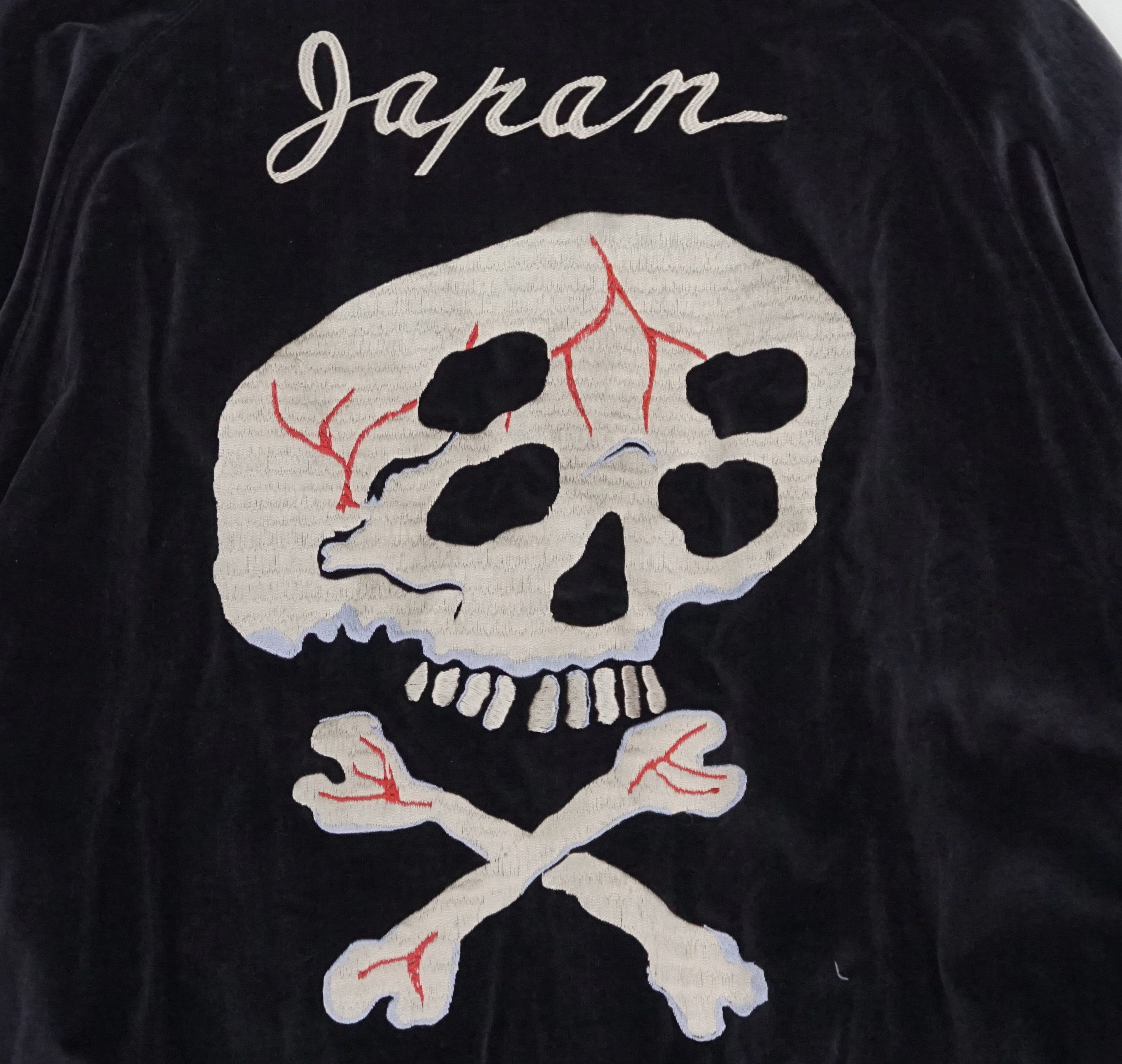 Kapital Kapital Skull-print Velvet Bomber Jacket Size US L / EU 52-54 / 3 - 8 Thumbnail
