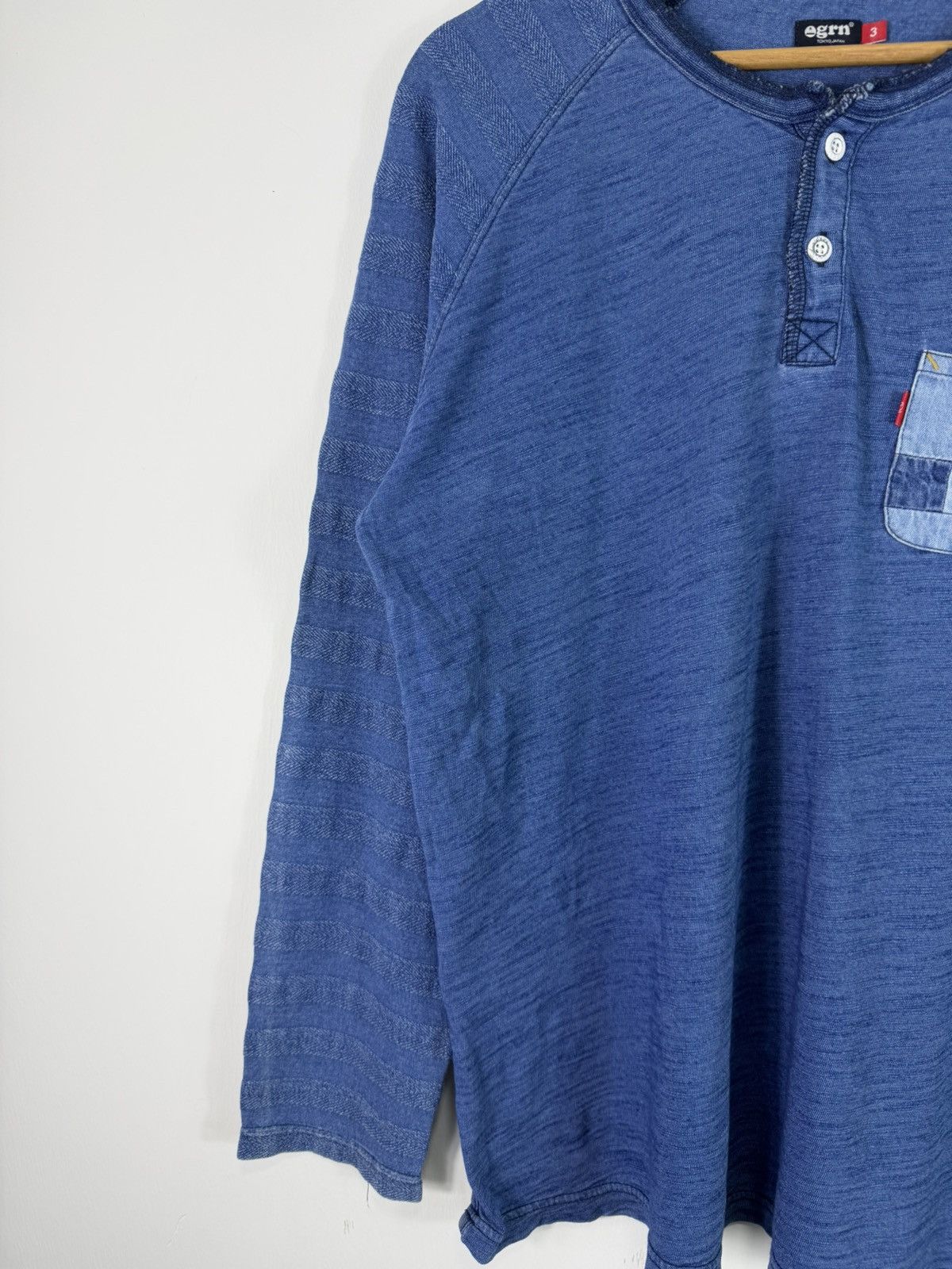 GRN GRN Japan Denim Tee Size US L / EU 52-54 / 3 - 4 Thumbnail