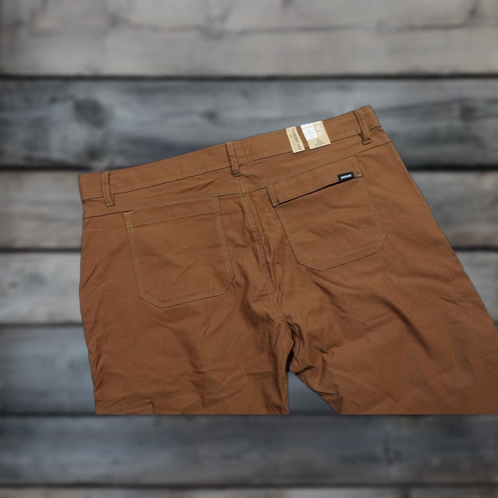 Prana prAna Stretch Zion Slim Pant II Mens 40x32 Brown Hiking Travel Khakis Outdoorsn Pants Size US 40 / EU 56 - 1 Thumbnail
