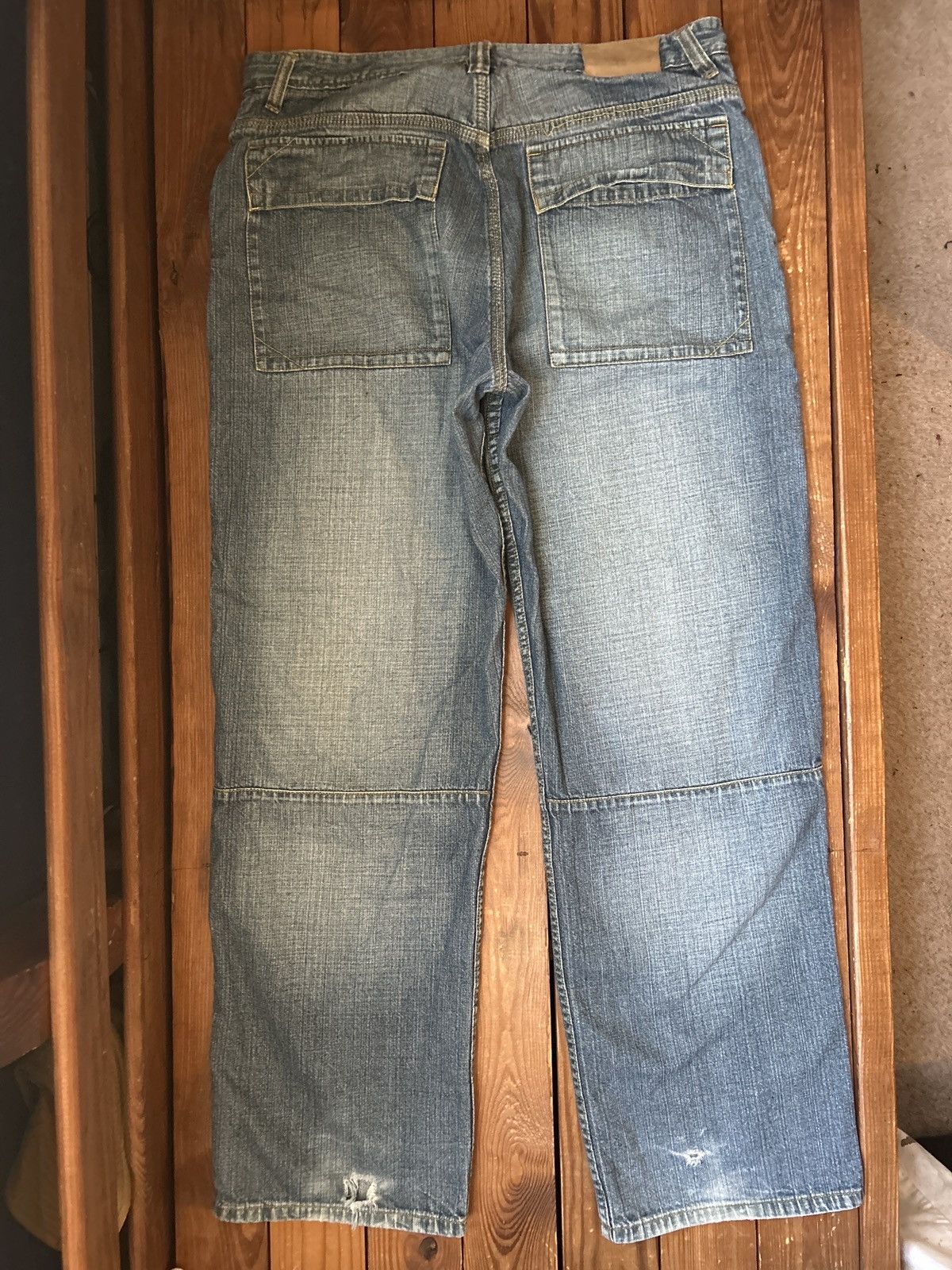 Sean John × Vintage Vintage 90s Y2K Sean John Baggy Double Knee Baggy Jeans Size US 34 / EU 50 - 2 Thumbnail