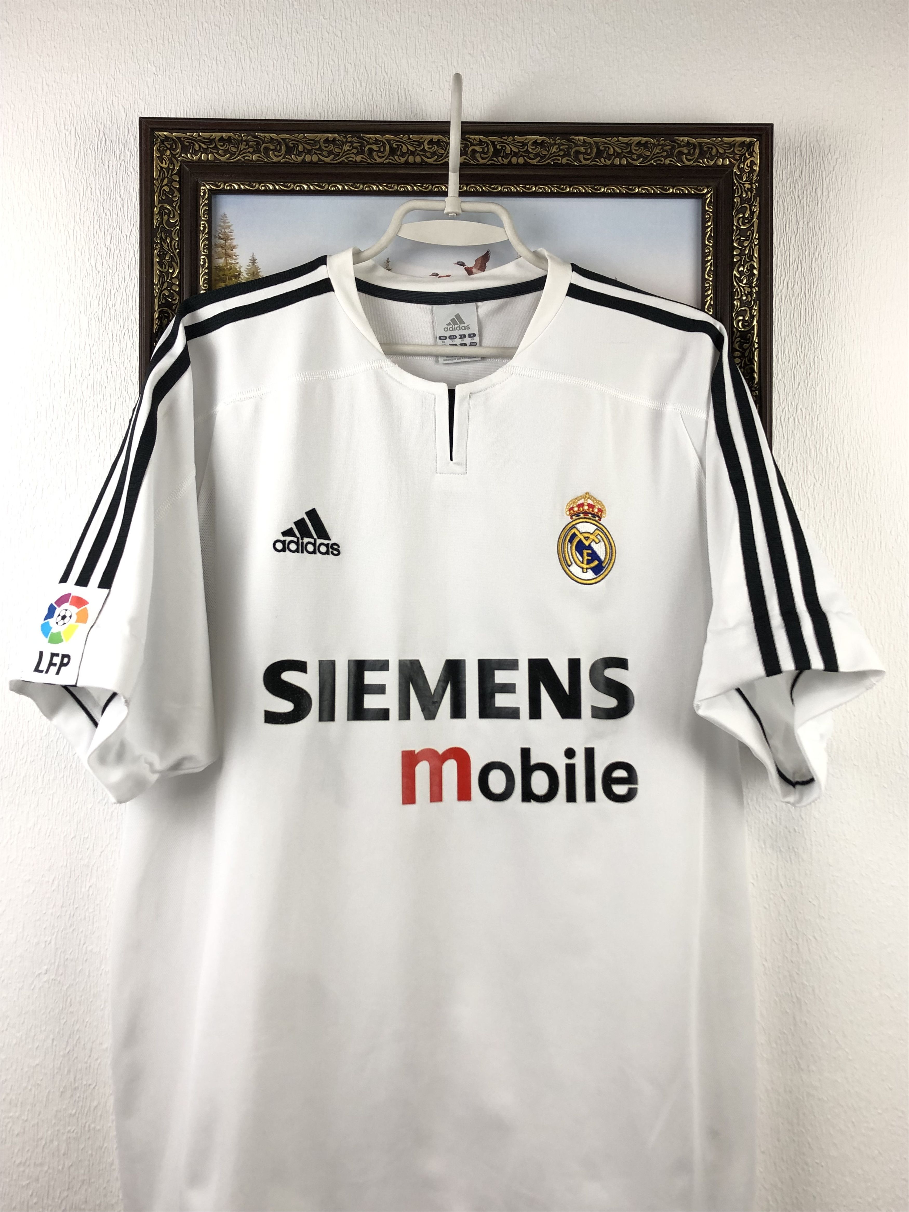 Adidas Real Madrid football shirt Soccer #10 Robinho Jersey Tee Size US XL / EU 56 / 4 - 2 Thumbnail