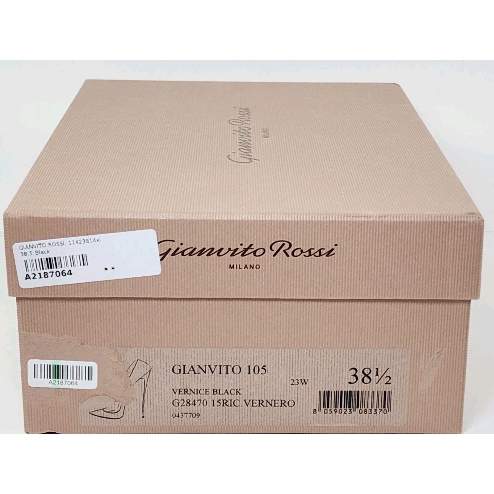 Gianvito Rossi GIANVITO ROSSI Leather Court Shoes US8.5 UK5.5 EU38.5 Size US 8.5 / IT 38.5 - 10 Thumbnail