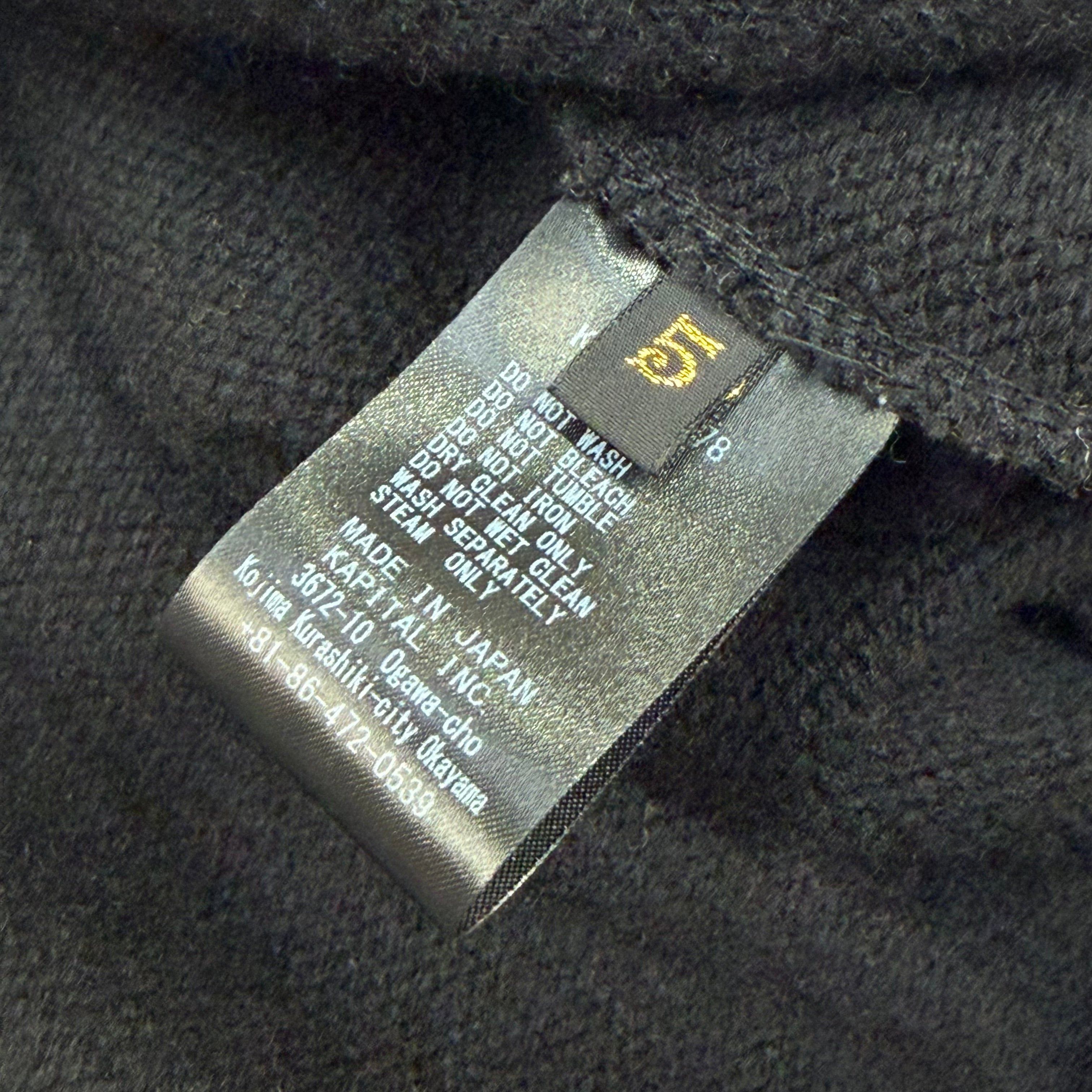 Kapital Kapital 5G Wool Bone Black Vest 5 (XXL) Size US XXL / EU 58 / 5 - 5 Thumbnail