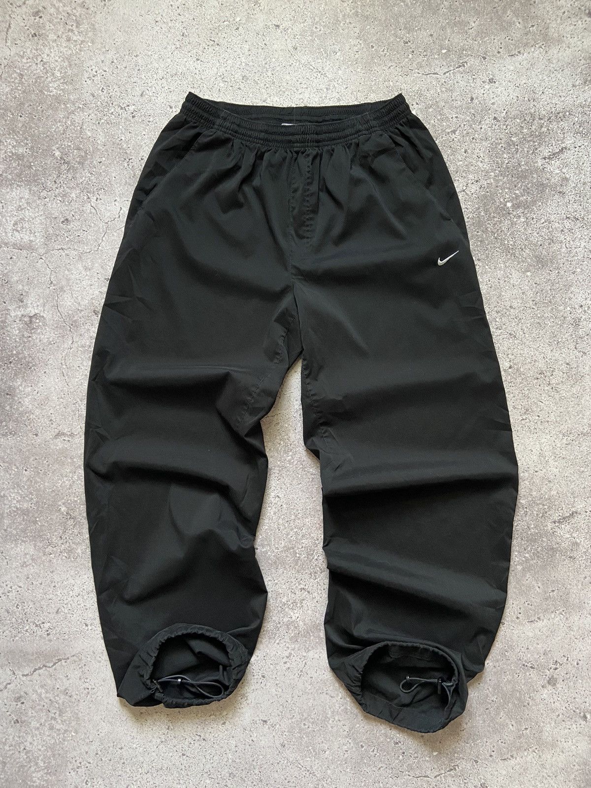 Nike NIKE BAGGY BLACK PANTS VINTAGE TRACK JOGGER Y2K DRILL Size US 34 / EU 50 - 3 Thumbnail