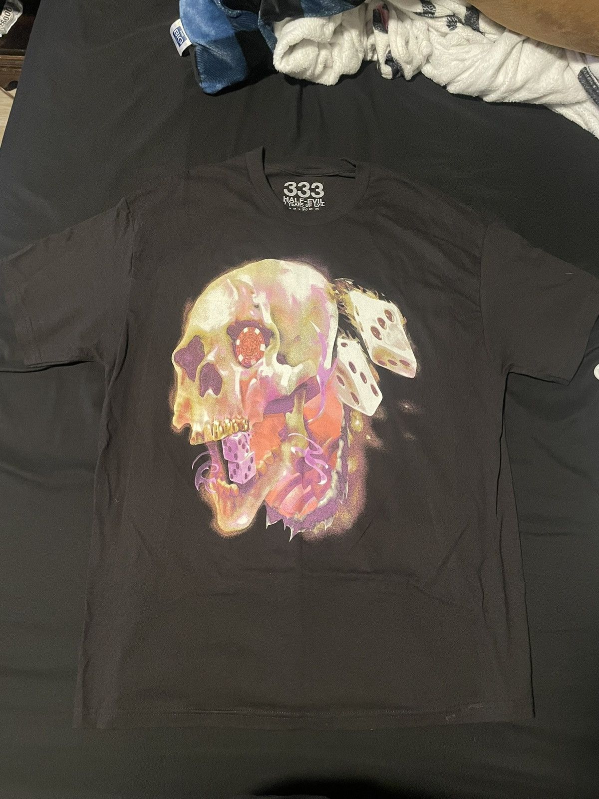 Half Evil Half Evil x PWDRO Tee Size US XL / EU 56 / 4 - 1 Thumbnail