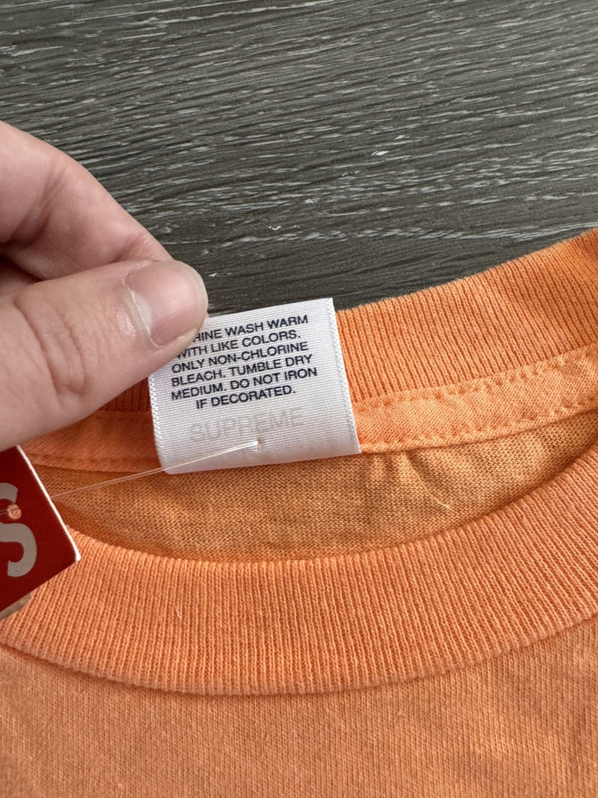 Supreme Supreme Orange Box Logo Tee 2007 | Grailed