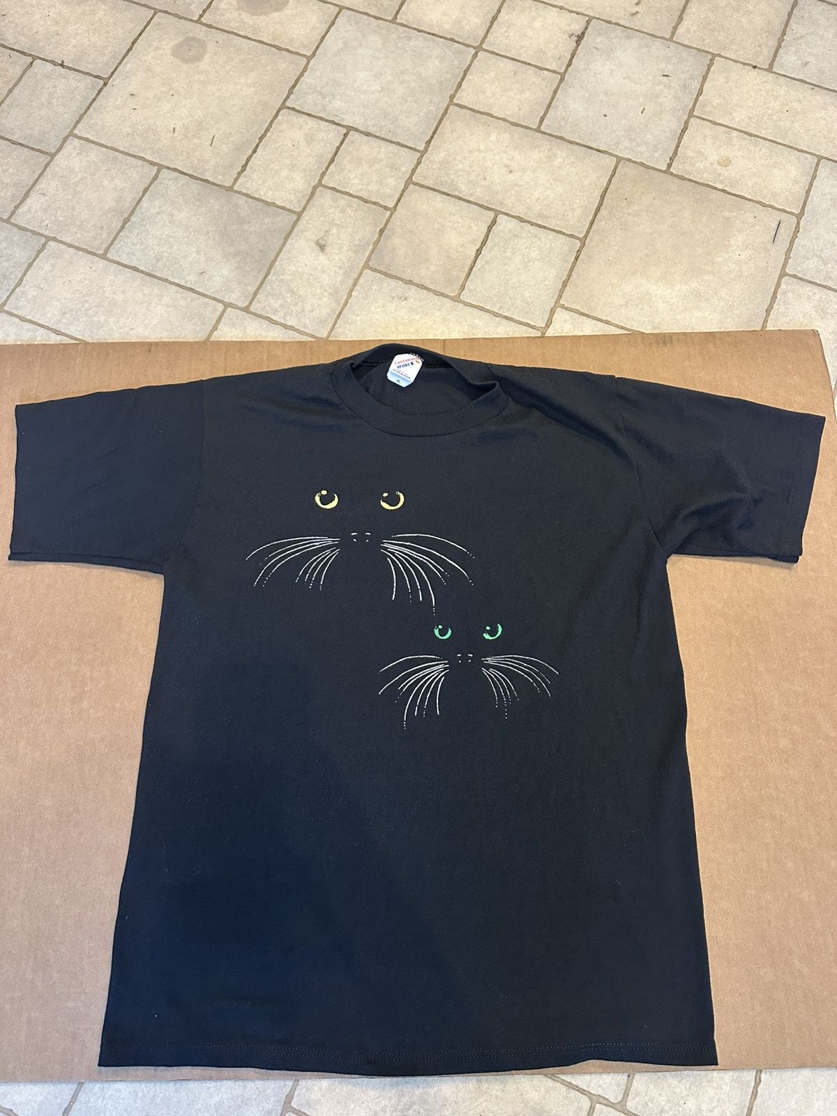 Vintage Vintage black cats shirt Size US XL / EU 56 / 4 - 1 Thumbnail