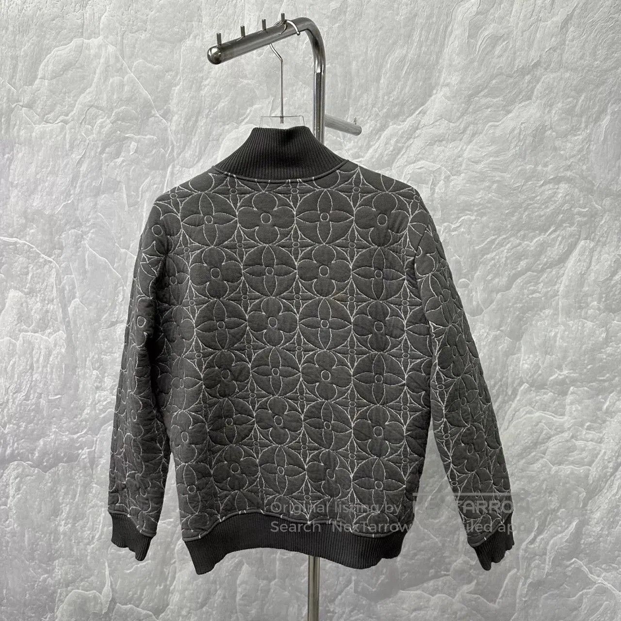Louis Vuitton louis vuitton three flower embossed zip-up jacket. Size L / US 10 / IT 46 - 4 Thumbnail