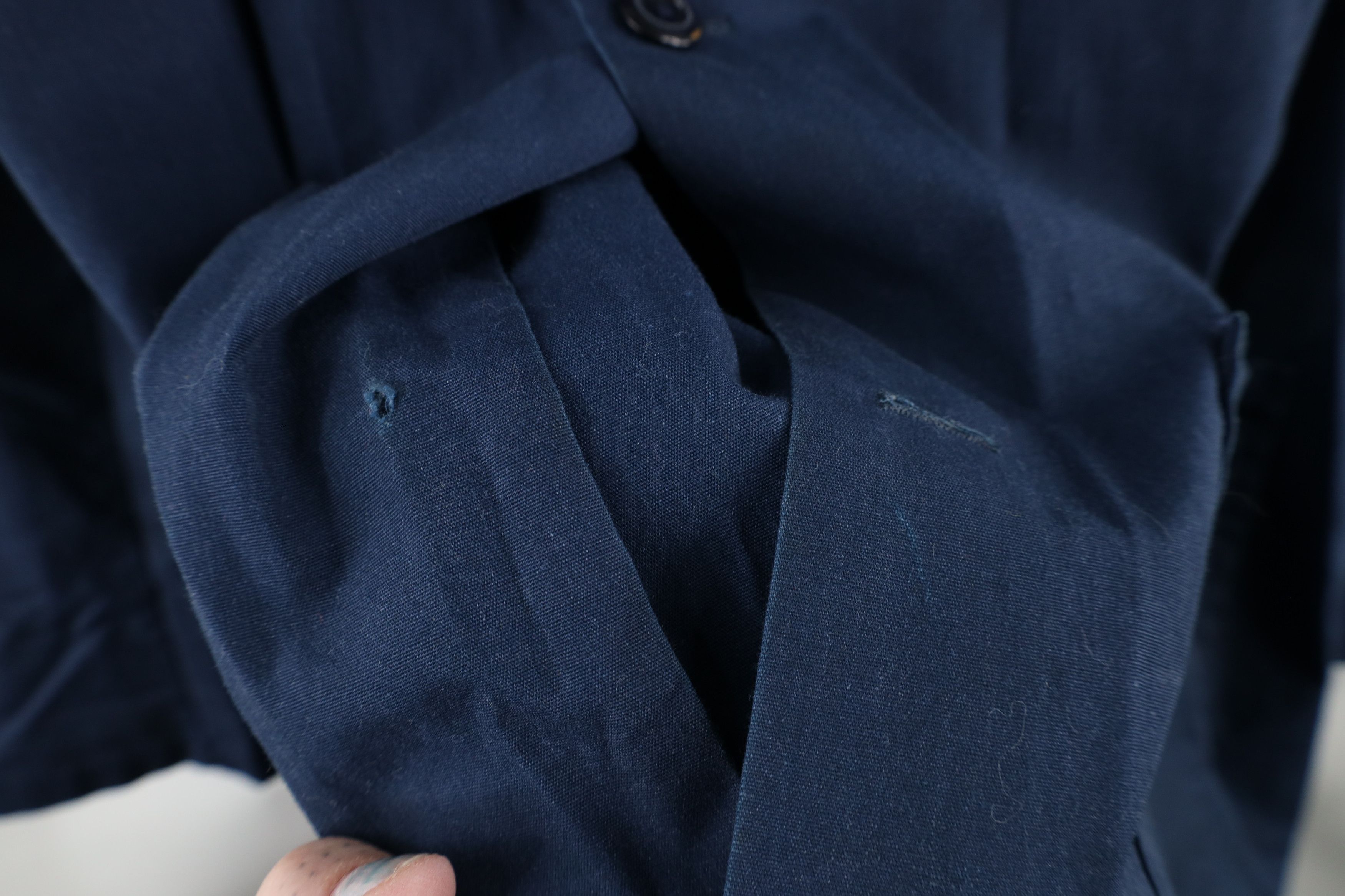 Vintage Vintage 70s Streetwear Mechanic Lab Coat Jacket Blue USA Size US L / EU 52-54 / 3 - 8 Thumbnail