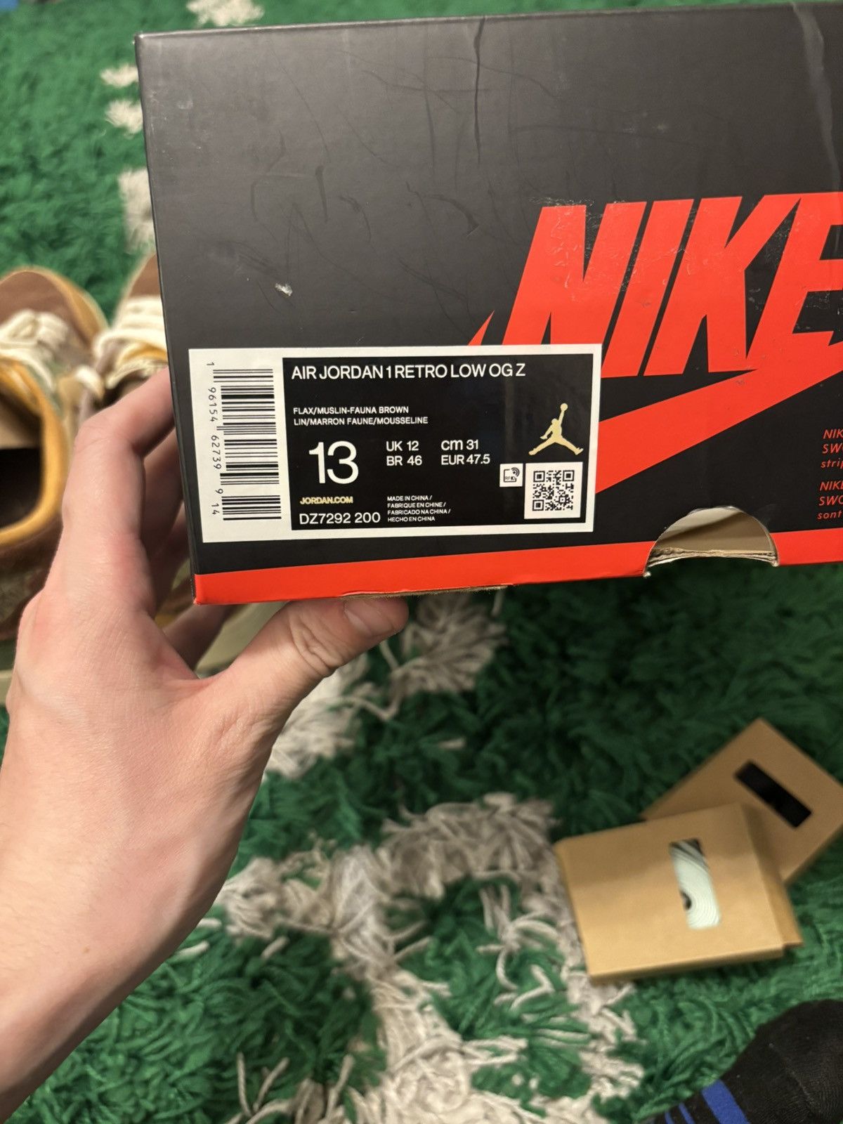 Jordan Brand Jordan 1 Low Zion Williamson Voodoo Size US 13 / EU 46 - 10 Thumbnail