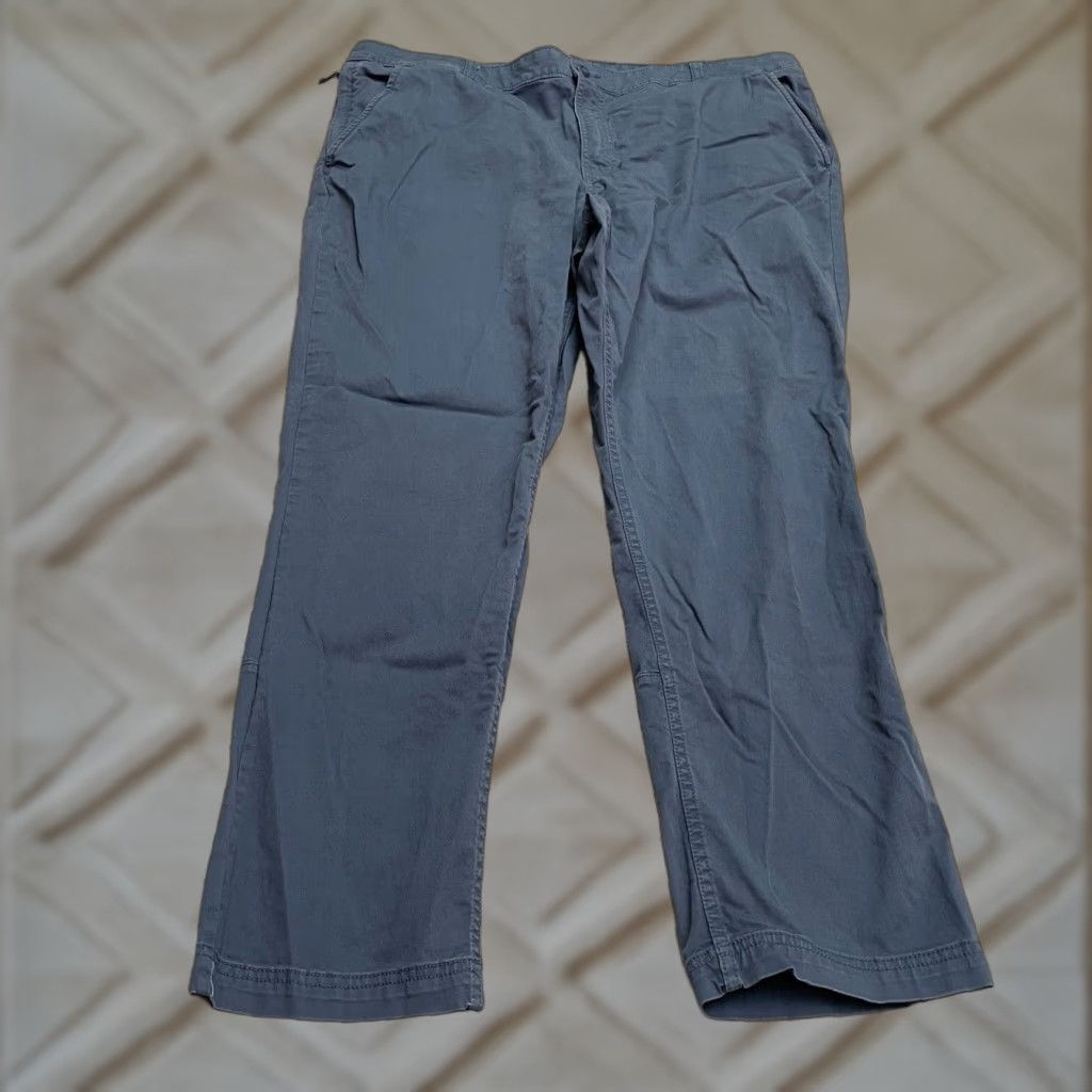 Vintage Columbia ROC Active Fit Pants Mens 40x30 Blue Straight Leg Cotton Outdoor Work Size US 42 / EU 58 - 1 Thumbnail