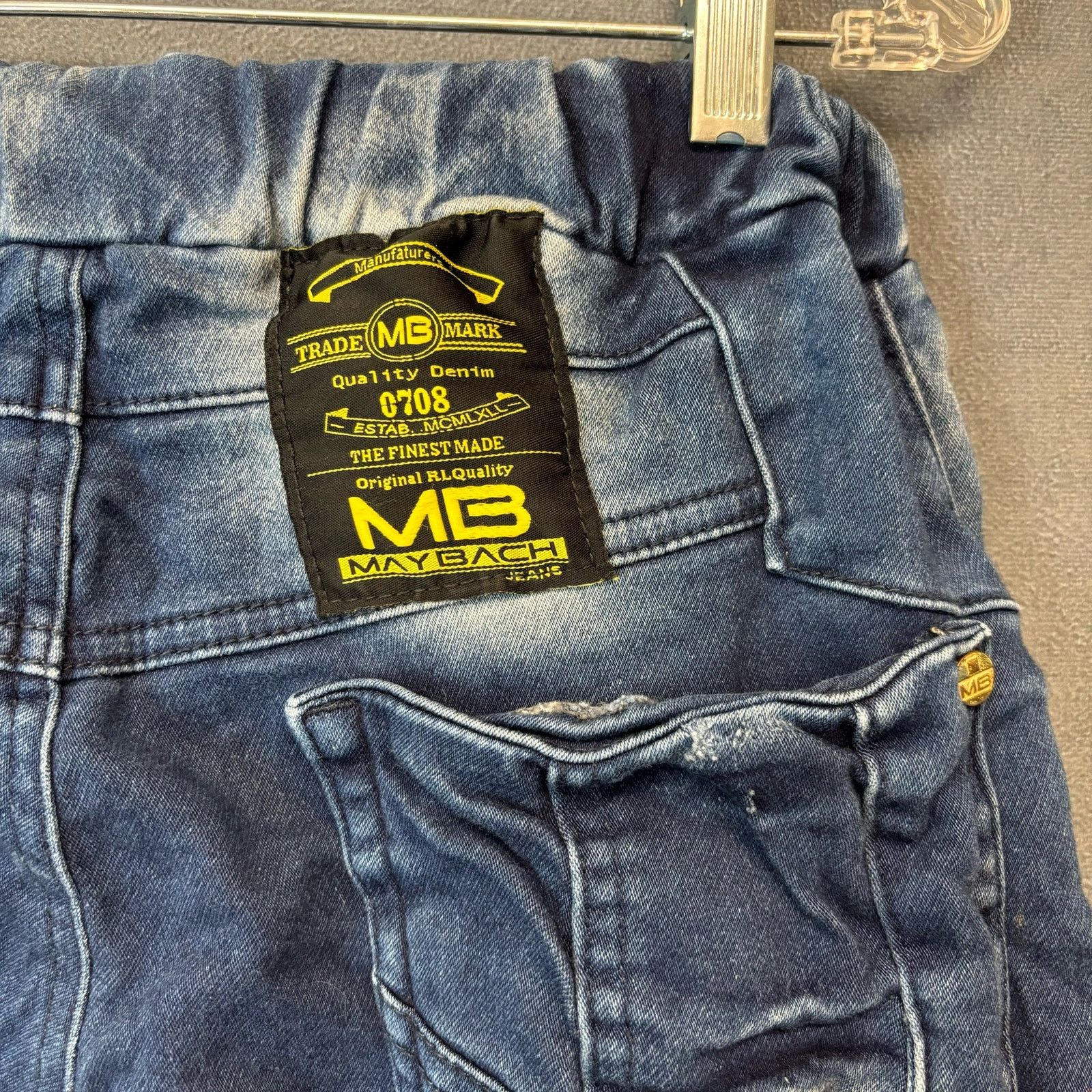 Other Maybach Denim Joggers Streetwear Elastic Waist Men’s Size 28 Size US 28 / EU 44 - 10 Thumbnail