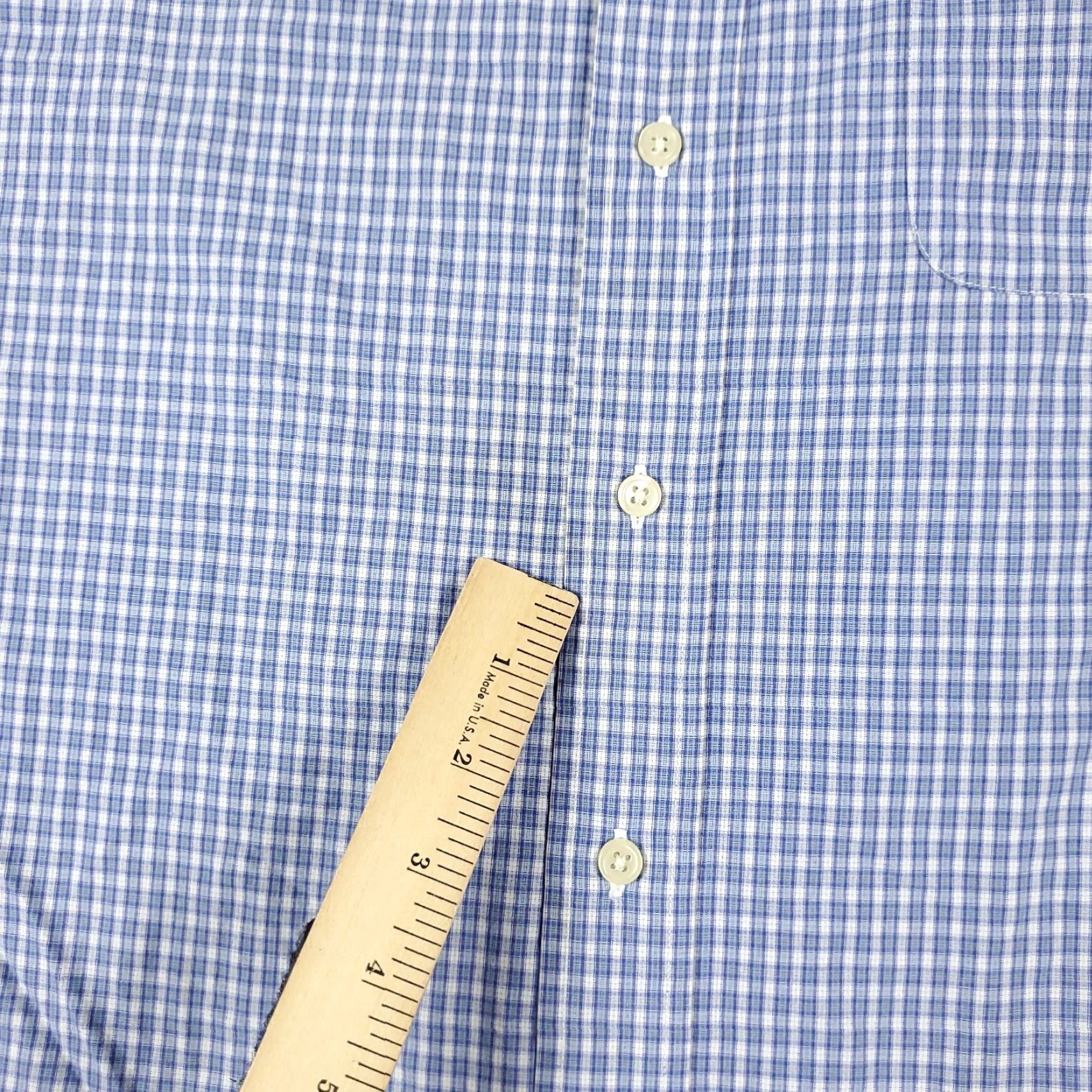 Tommy Hilfiger Tommy Hilfiger Shirt Mens Large Blue Plaid Casual Button Up Long Sleeve Size US L / EU 52-54 / 3 - 3 Thumbnail