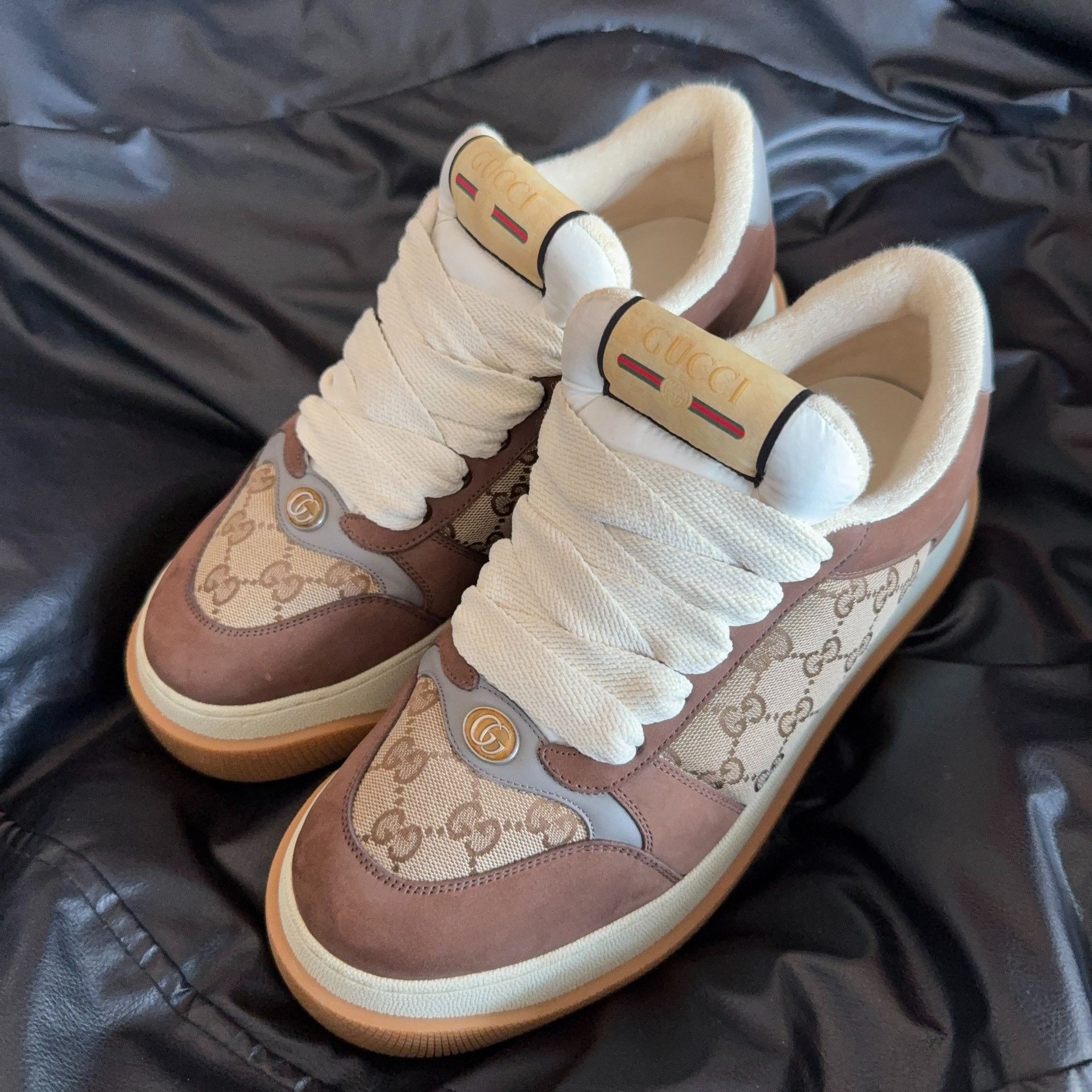 Gucci Gucci Brown Lowtop Sneakers 44 Men Size US 10.5 / EU 43-44 - 1 Thumbnail