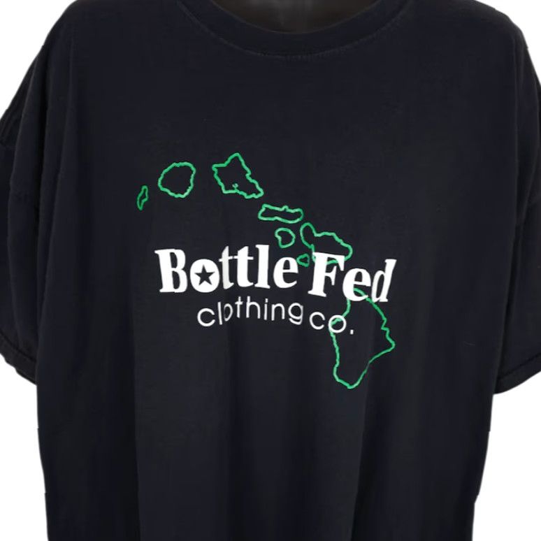 Jerzees VINTAGE Bottle Fed Clothing T Shirt Mens Size 4XL Black This Is How I Roll Hawaii Shirt Mens 4XL Black Hawaiian Travel Destination Souvenir Tee Size US XXL / EU 58 / 5 - 2 Thumbnail