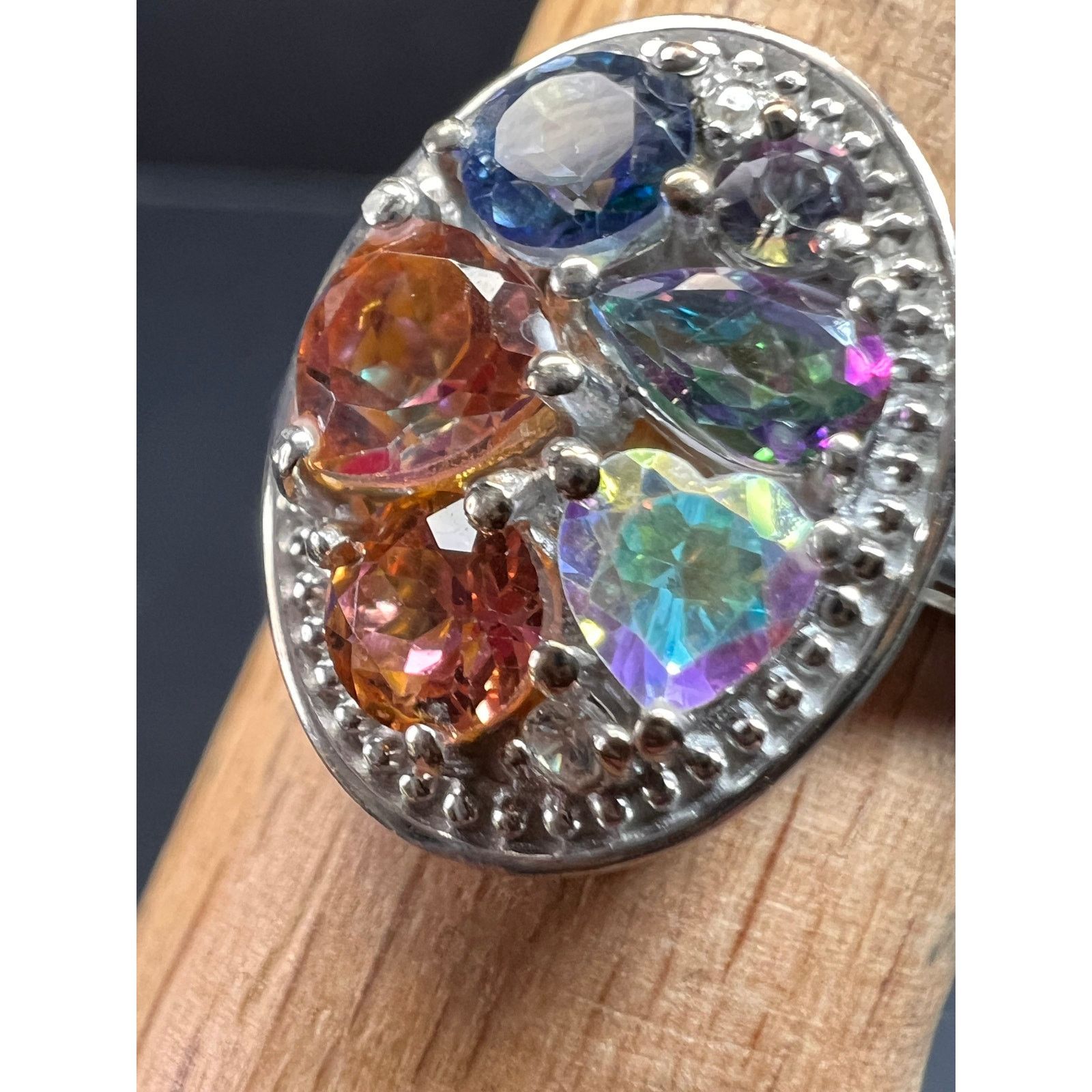 Other NEW cosmic mystic topaz ring in sterling silver size 8 Size ONE SIZE - 11 Thumbnail