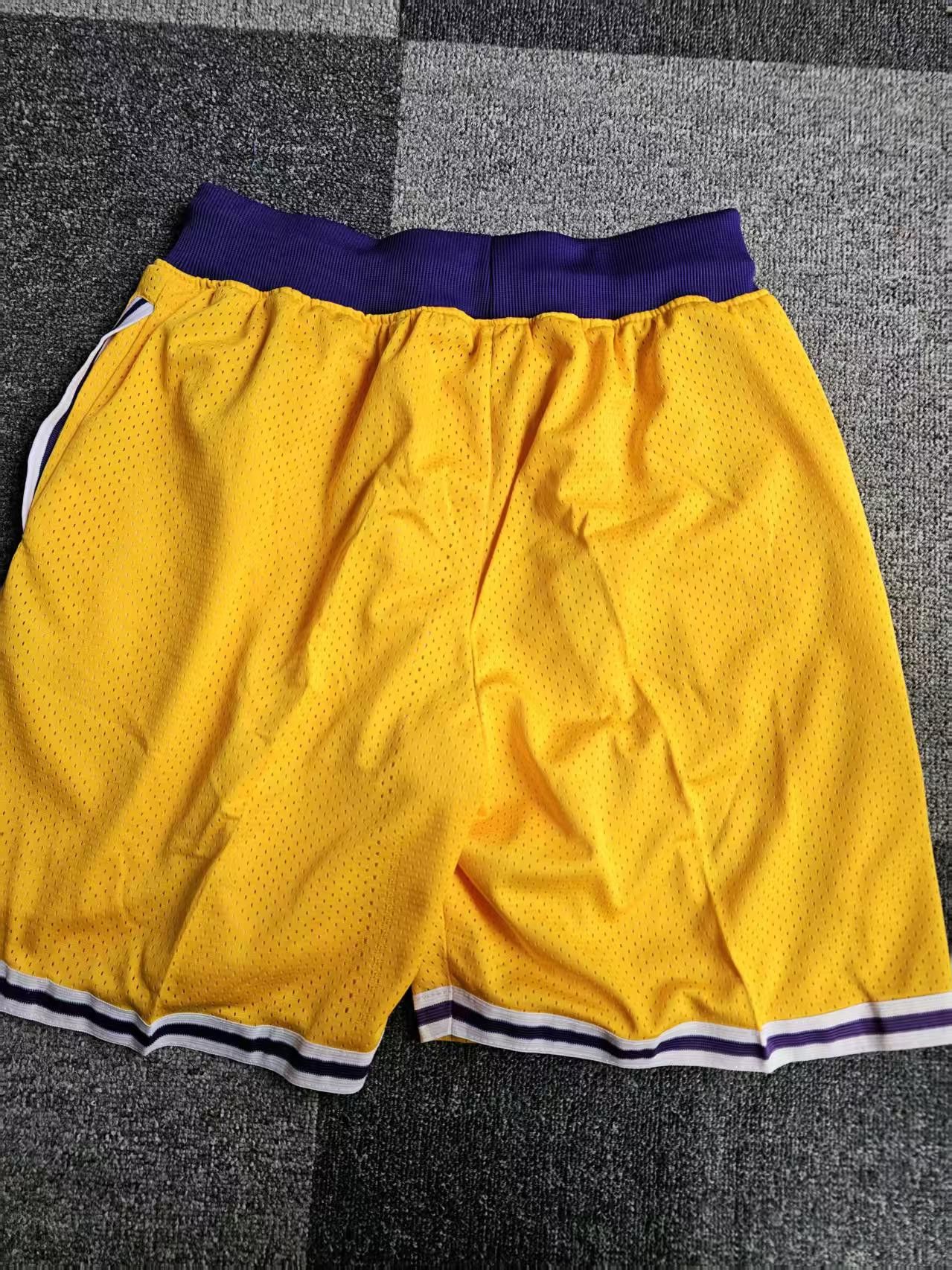 NBA Laker #8 Kobe Bryant Short With Pocket Large Size Size US 36 / EU 52 - 3 Thumbnail