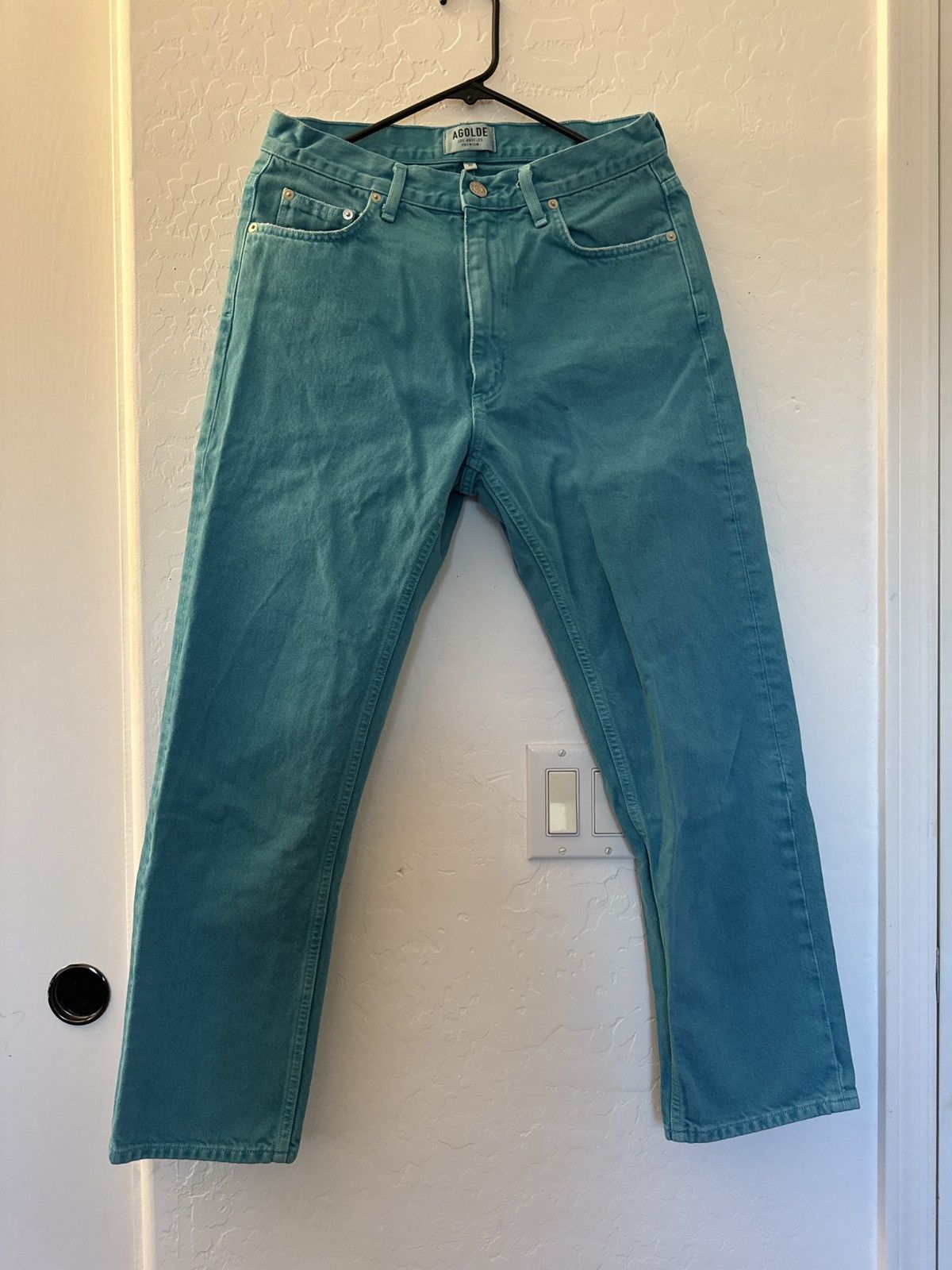 Agolde Agolde Blue Regular Jeans Size US 30 / EU 46 - 1 Thumbnail