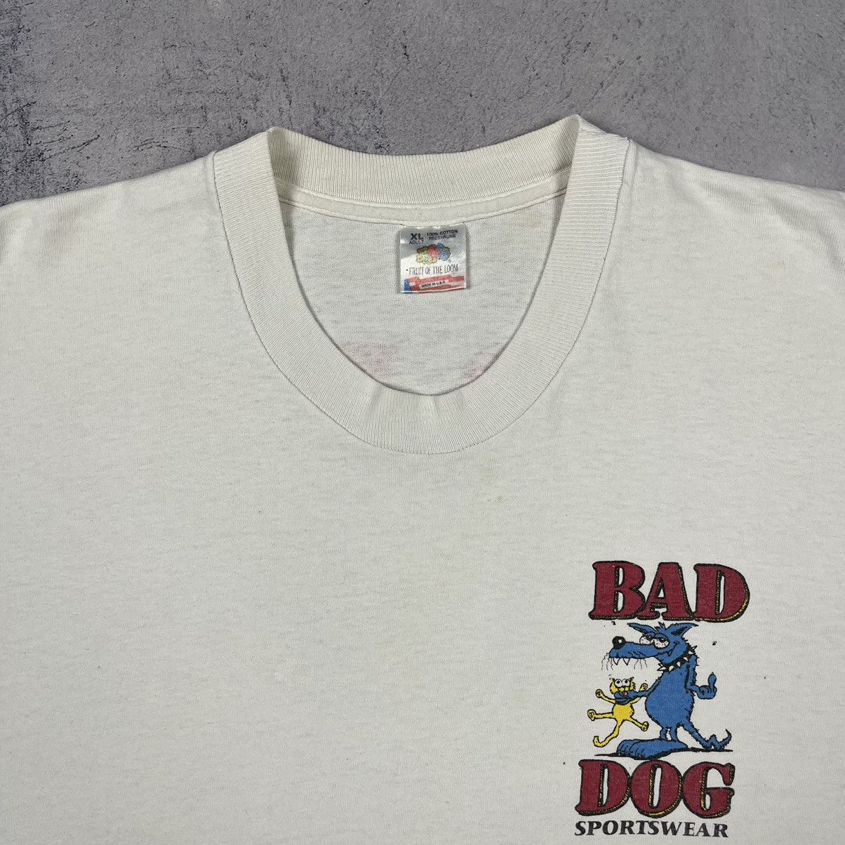 Vintage Vintage Bad Dog Top Ten List y2k humor tee 1994 Size US L / EU 52-54 / 3 - 6 Thumbnail