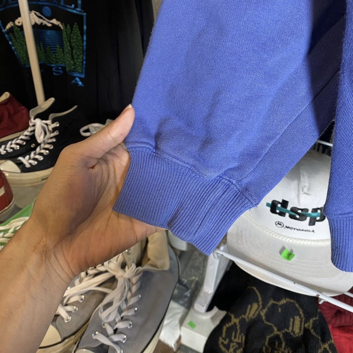Gianni Valentino OG Gianni Valentino Blue Crewneck Sweatshirts Size US L / EU 52-54 / 3 - 7 Thumbnail